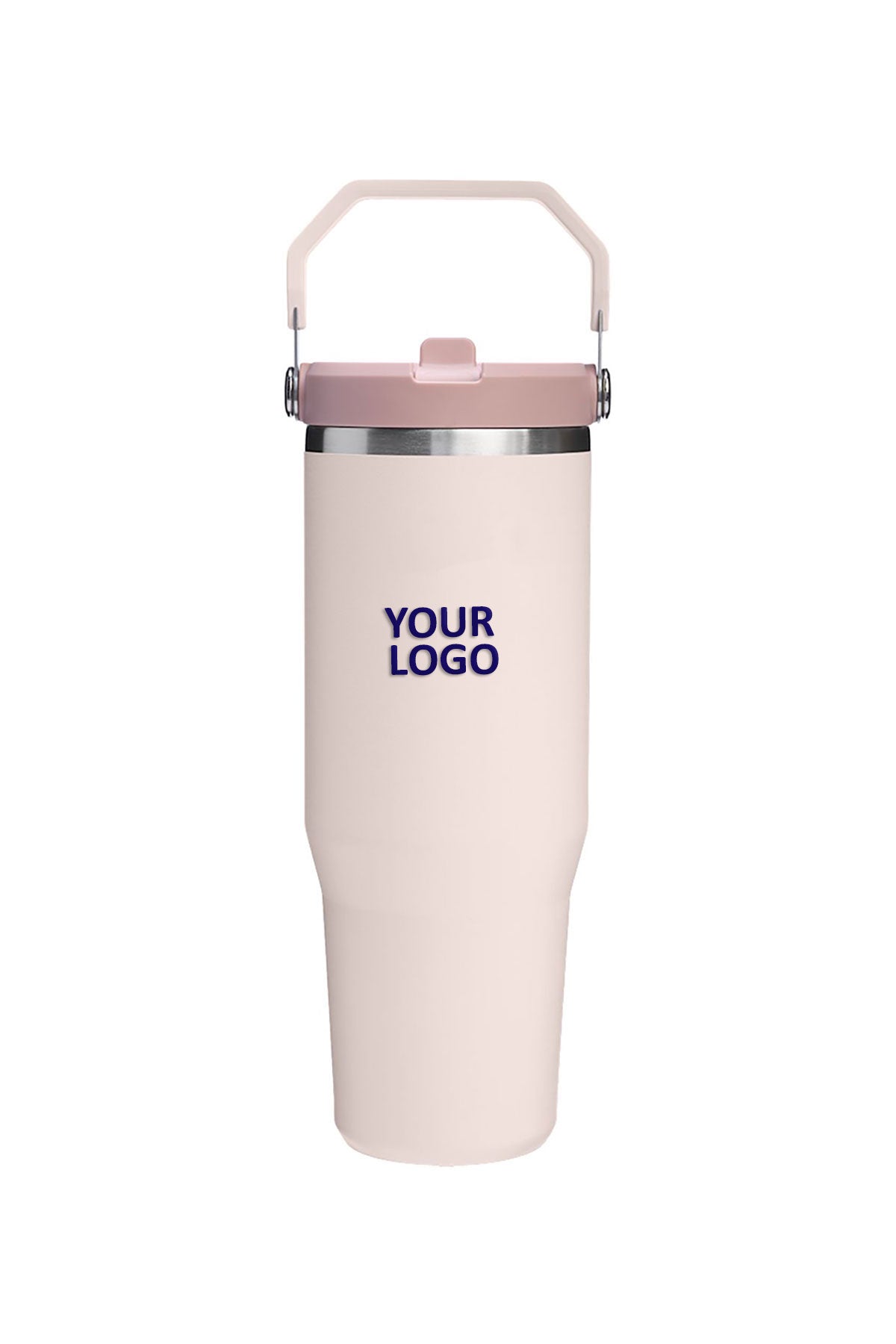 Stanley IceFlow 2.0 Flip Straw Custom Tumblers 30 oz, Rose Quartz