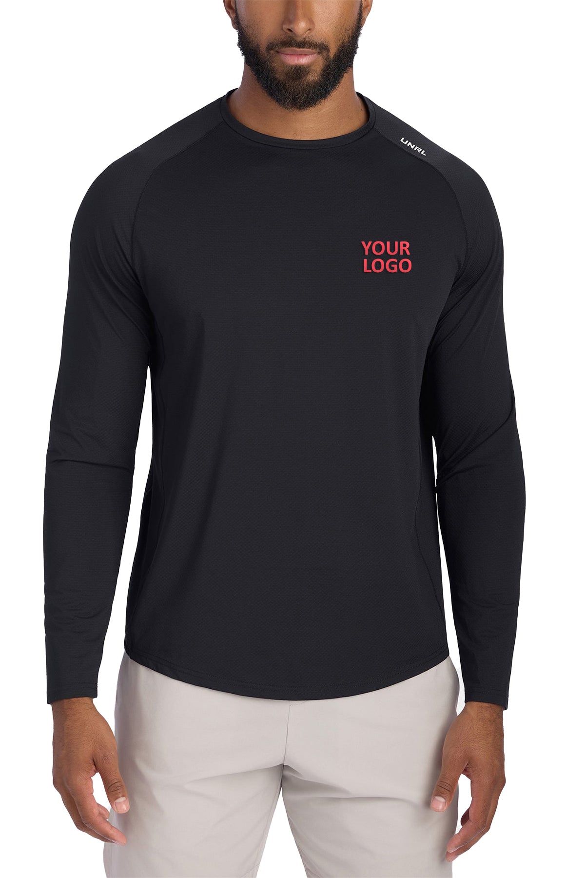 UNRL Streamline Custom Performance Long Sleeves, Black