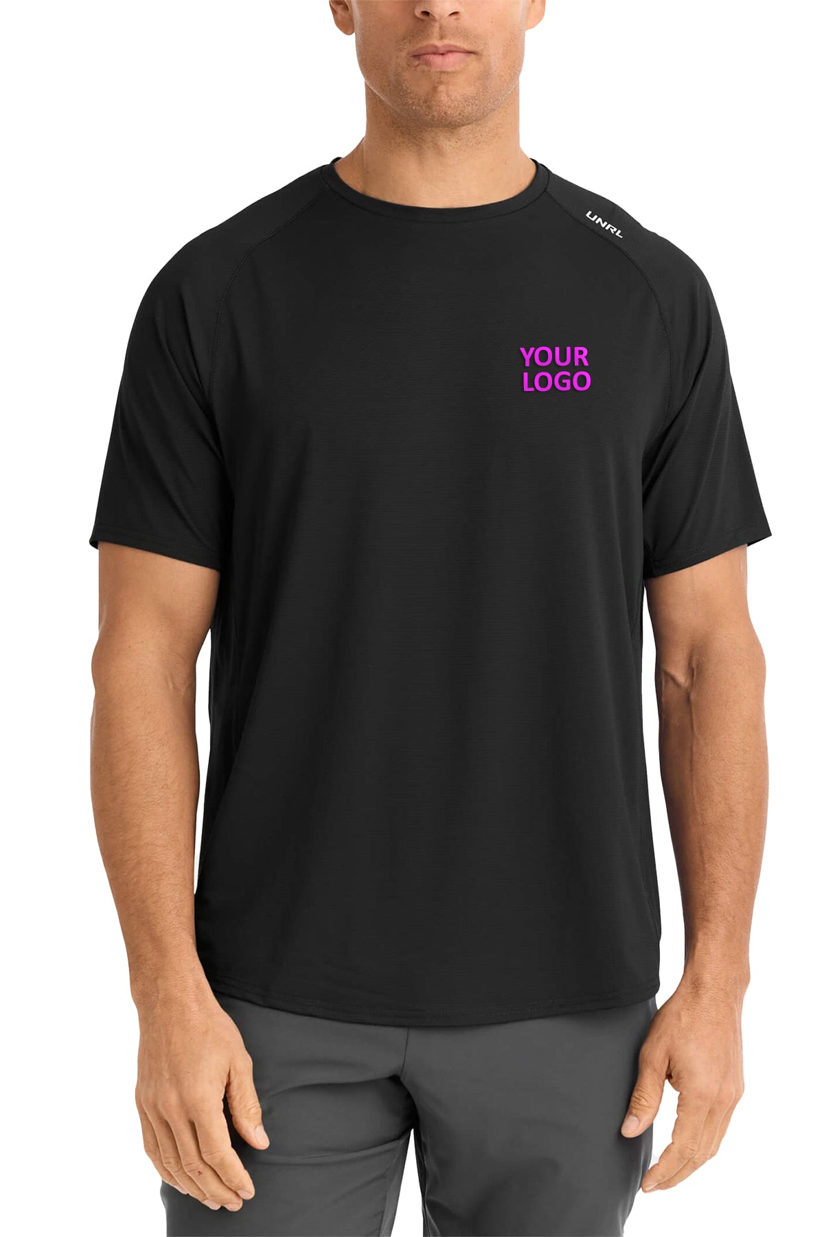 UNRL Streamline Custom Performance Tee's, Black