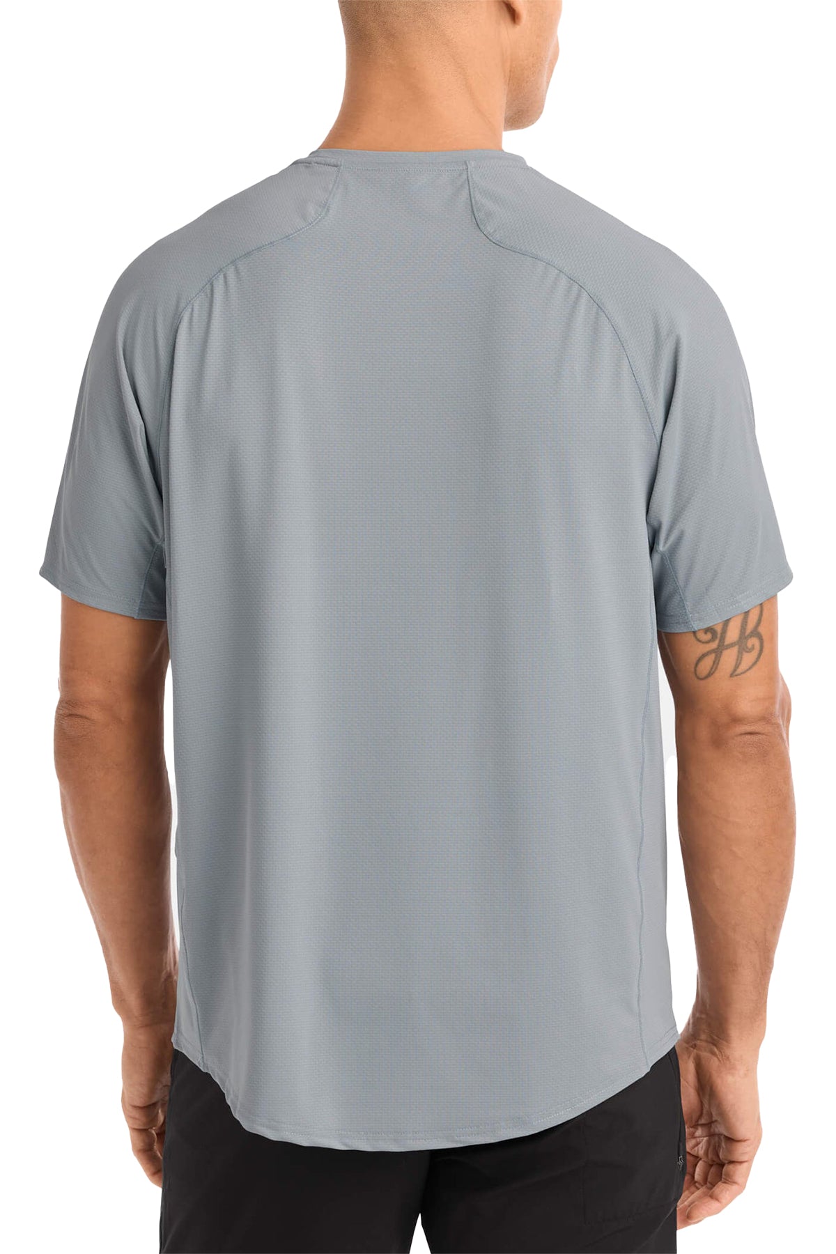 UNRL Streamline Custom Performance Tee's, Cadet Gray