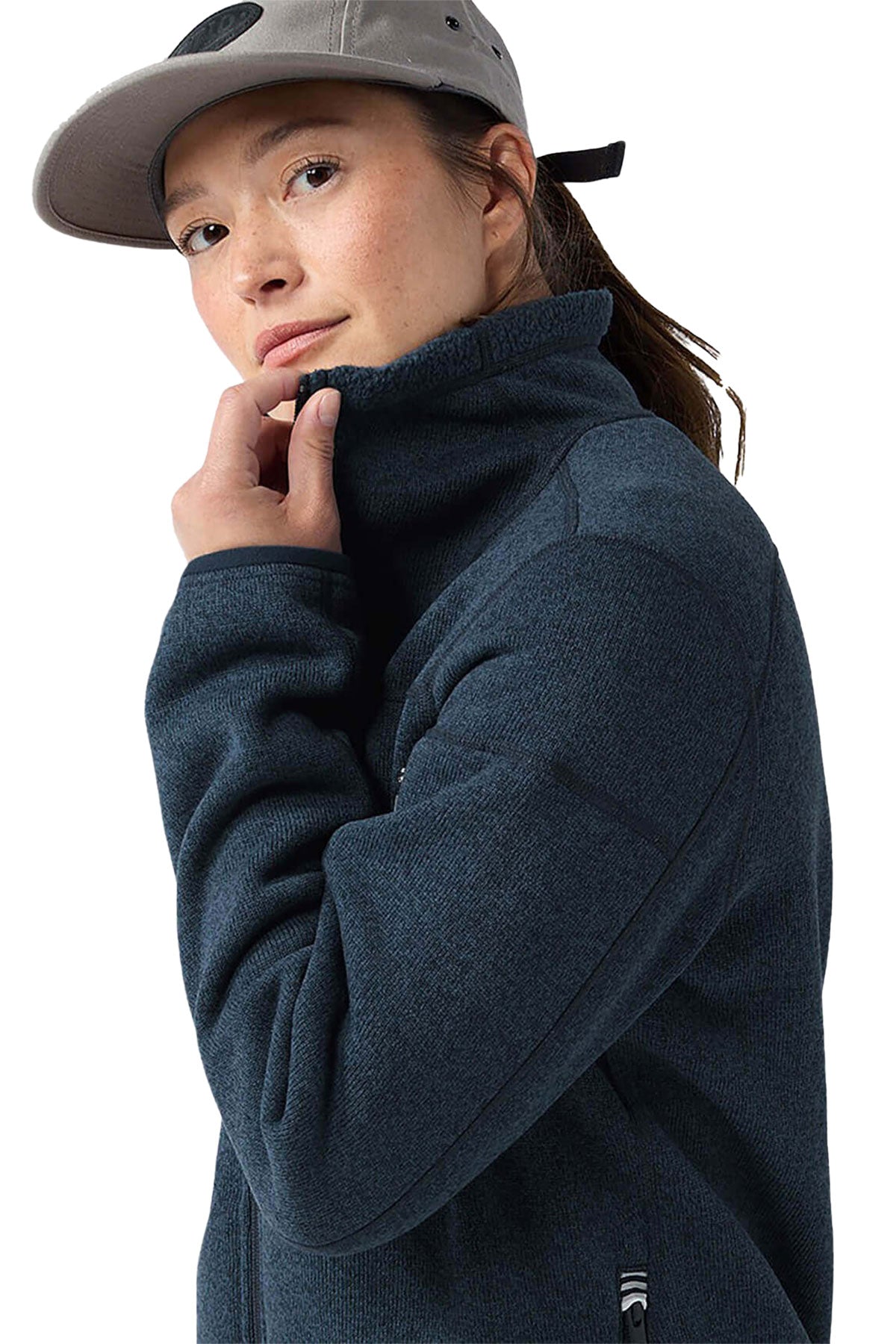 Stio Womens Sweetwater Fleece Custom Jackets, Mountain Shadow Heather