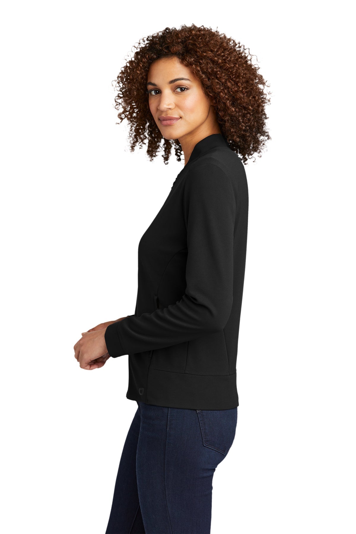 OGIO Ladies Hinge Customzied Jackets, Blacktop [CIO Wealth Strategies]