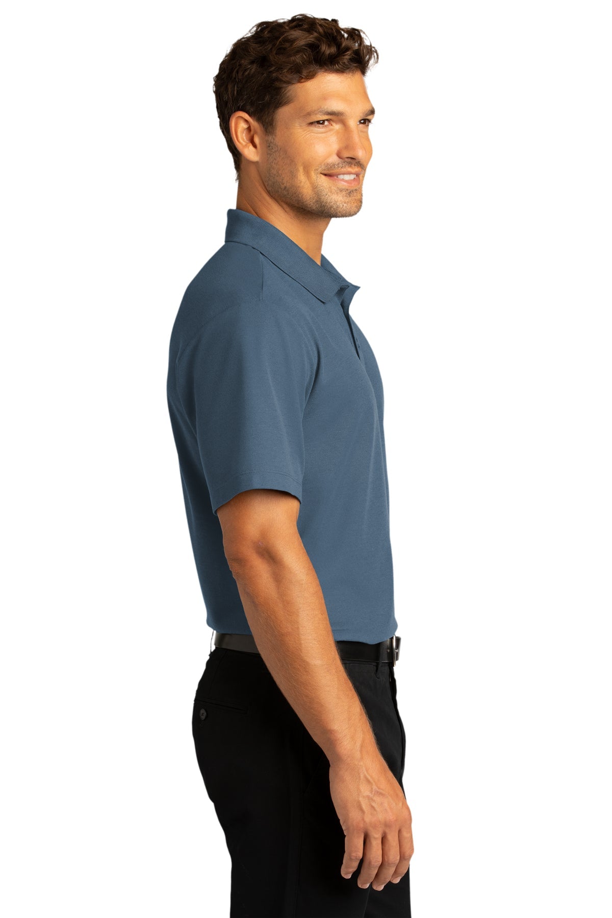 Port Authority SuperPro React Custom Polos, Regatta Blue