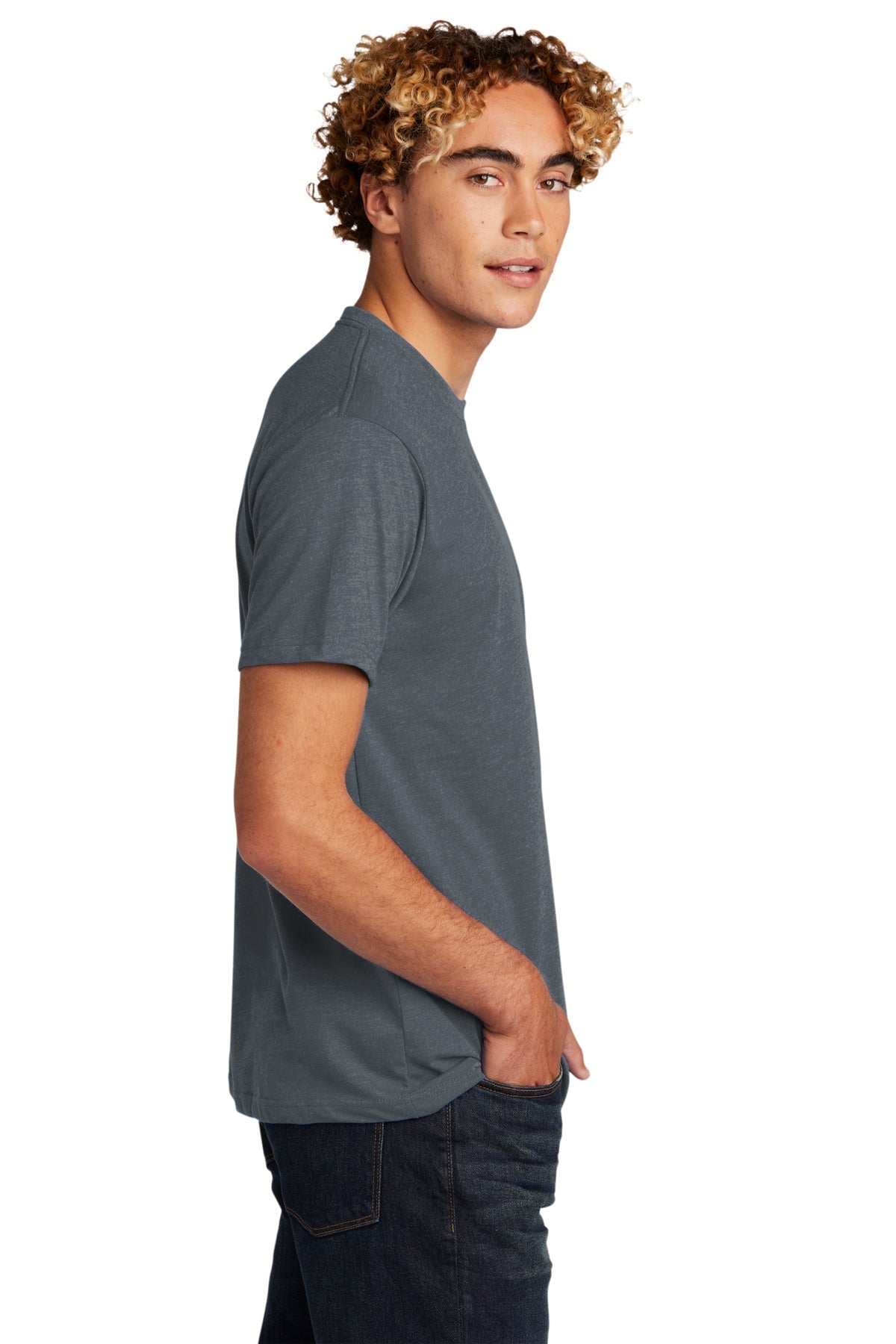 Next Level Unisex CVC Customized T-Shirts, Indigo [Homie Real estate]