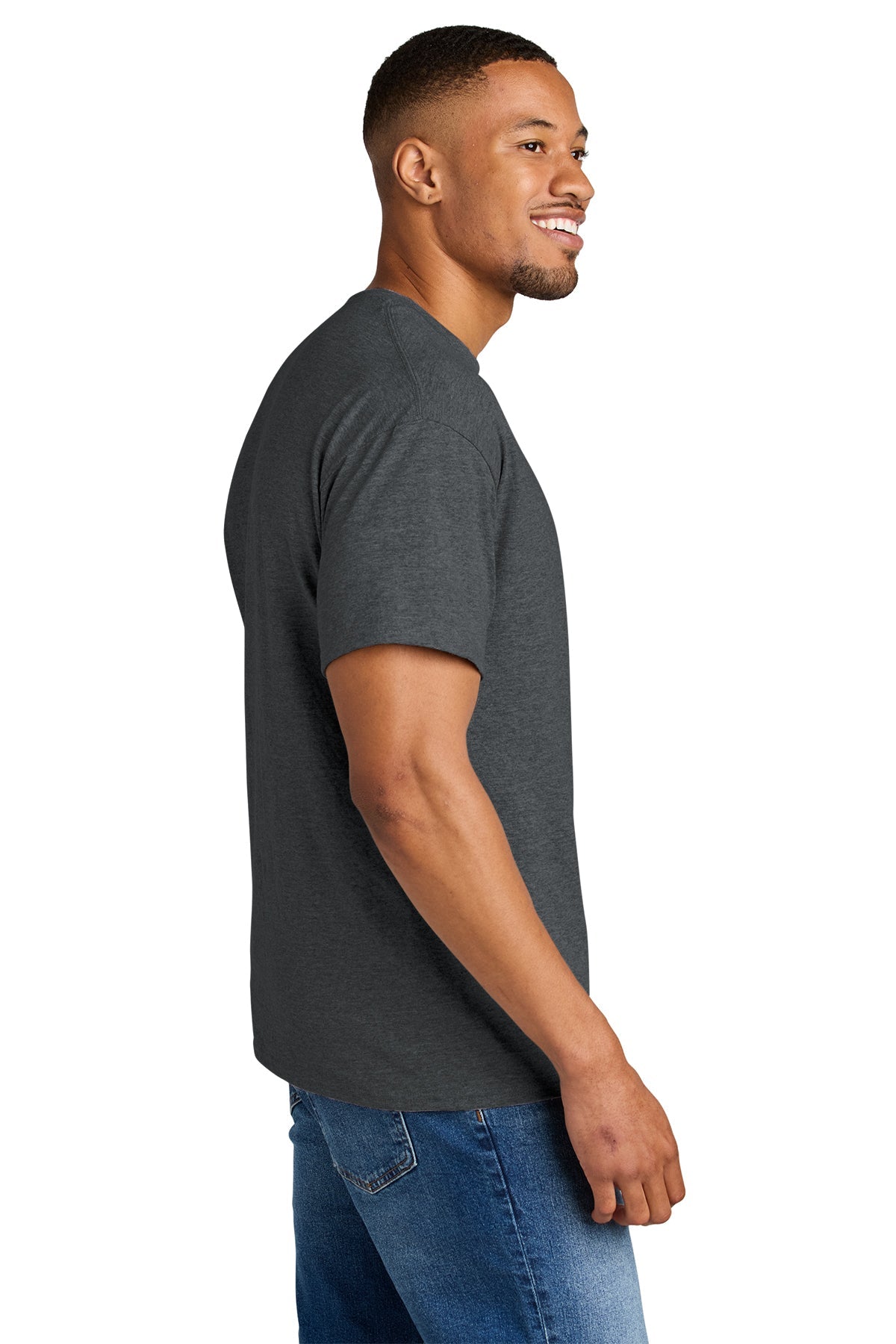 Gildan Dryblend Cotton Poly T Shirt Dark Heather [Benjamin and Company]
