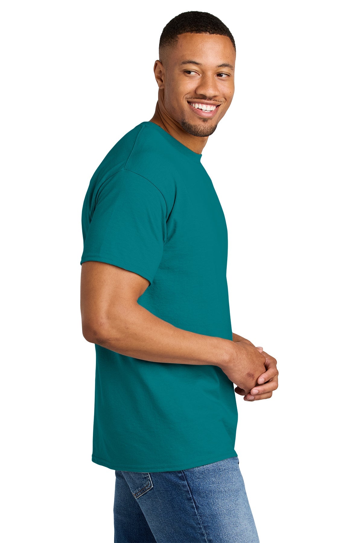 gildan dryblend cotton poly t shirt 8000 jade dome