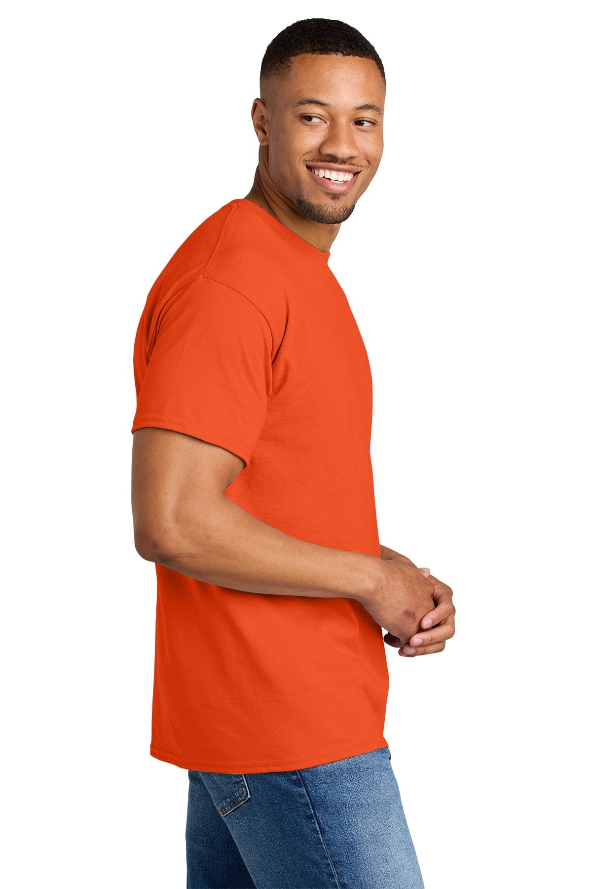 Gildan Dryblend Cotton Poly T Shirt Orange [Red Earth Productions]