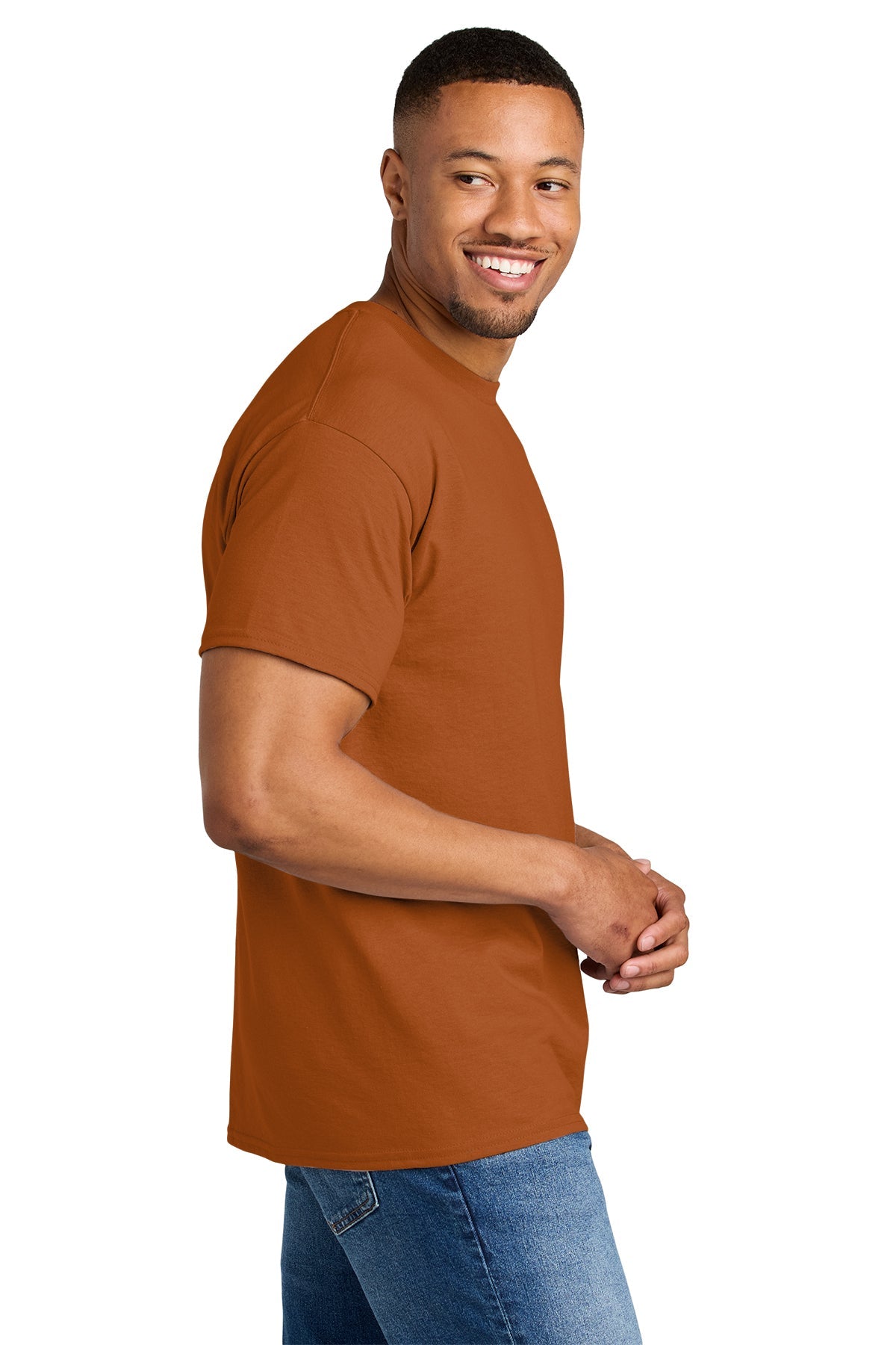 Gildan Dryblend Cotton Poly T Shirt Texas Orange