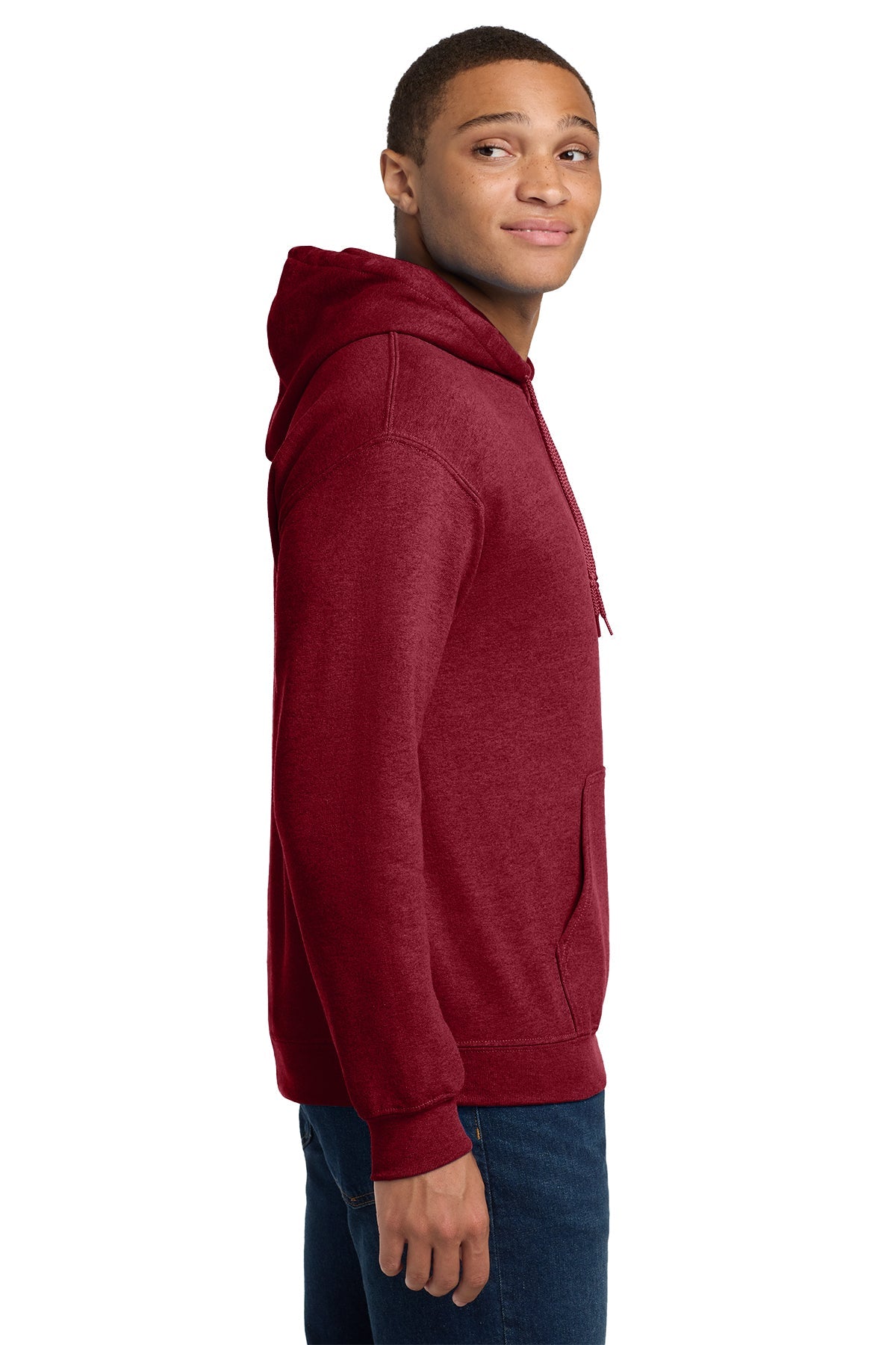 Gildan Heavy Blend Hooded Sweatshirt Antique Cherry Red