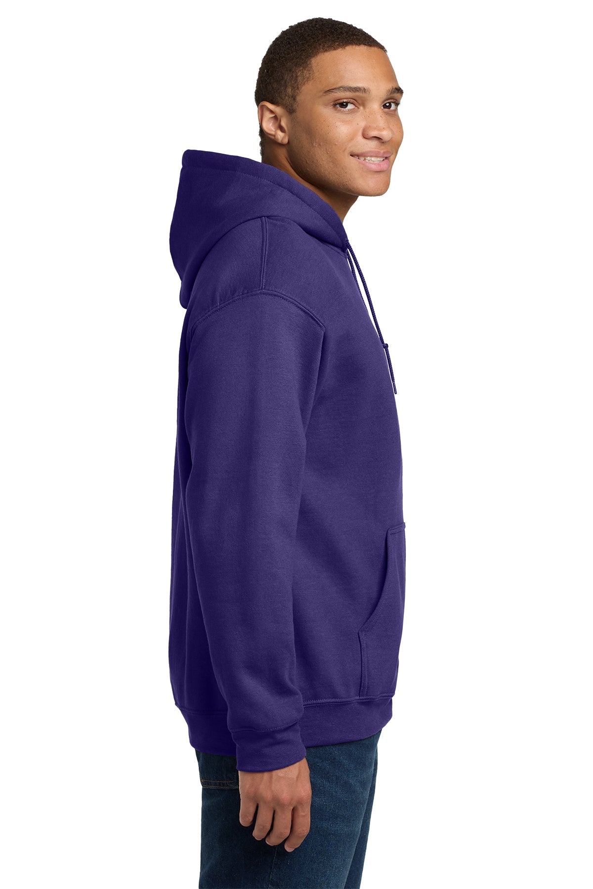 Gildan Heavy Blend Hooded Sweatshirt Purple