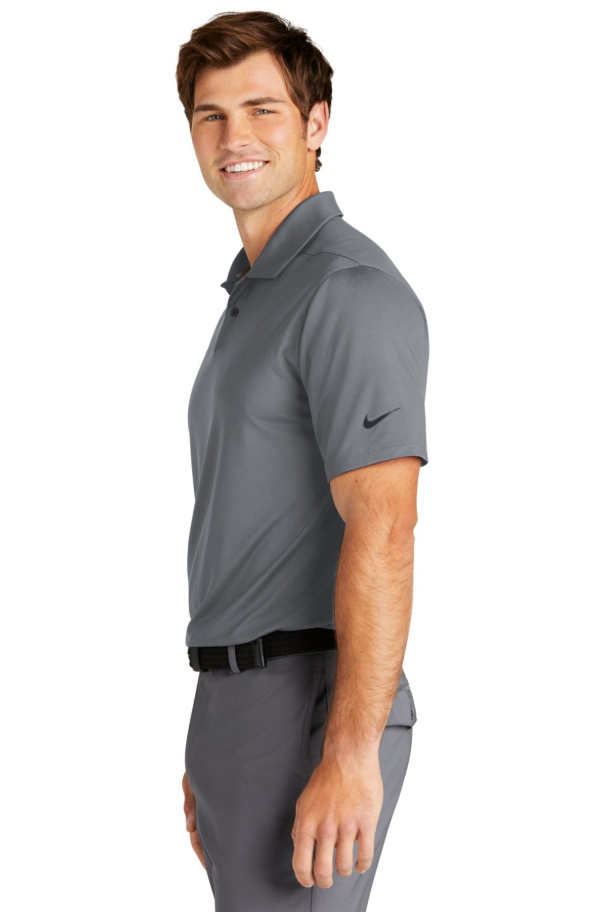 Nike Dri-FIT Vapor Customized Polos, Cool Grey [MyWash Car Wash]