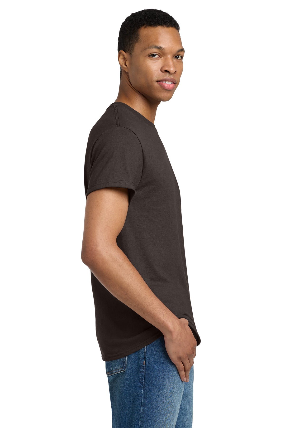 gildan ultra cotton t shirt 2000 dark chocolate