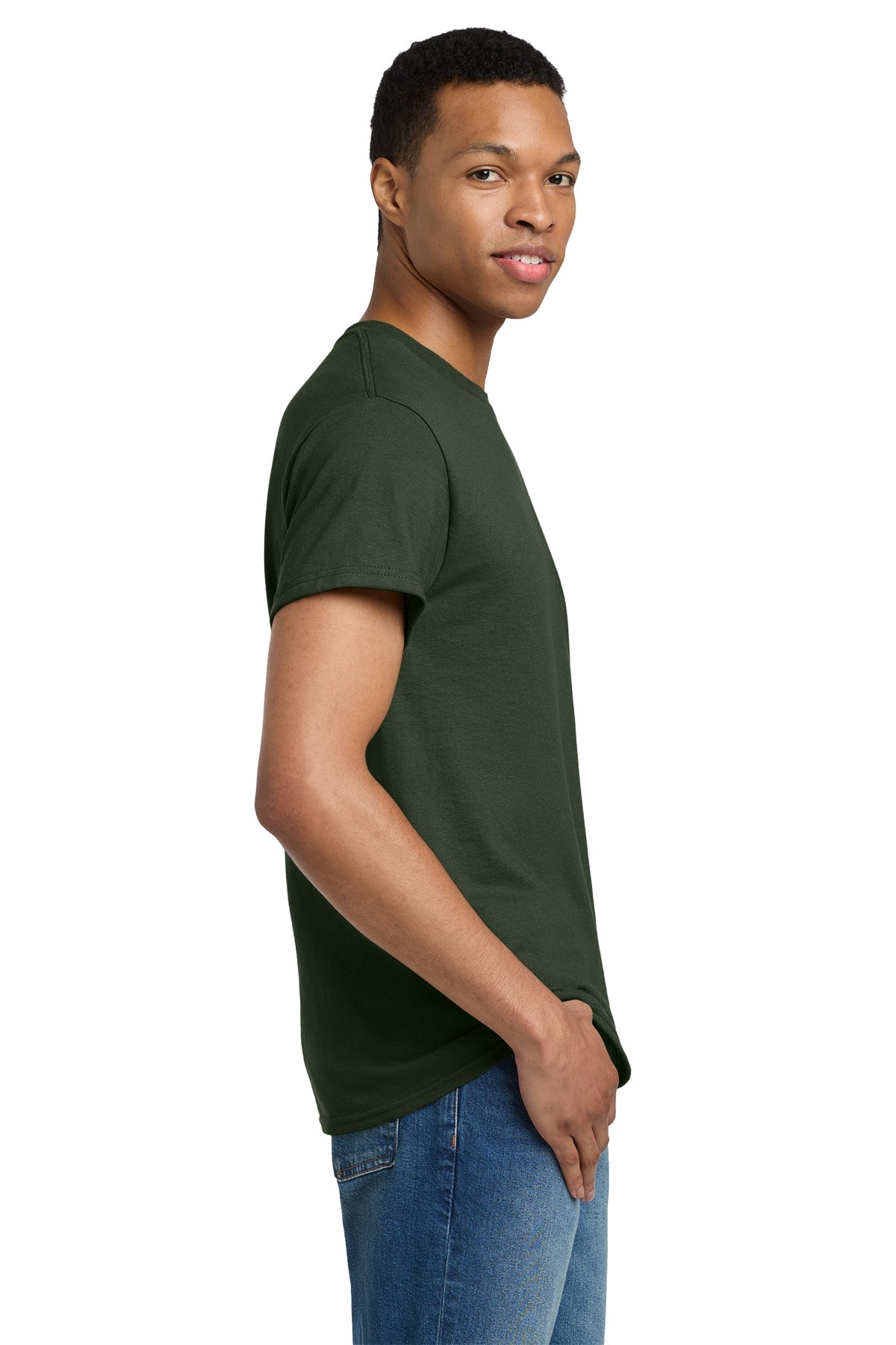 gildan ultra cotton t shirt 2000 forest