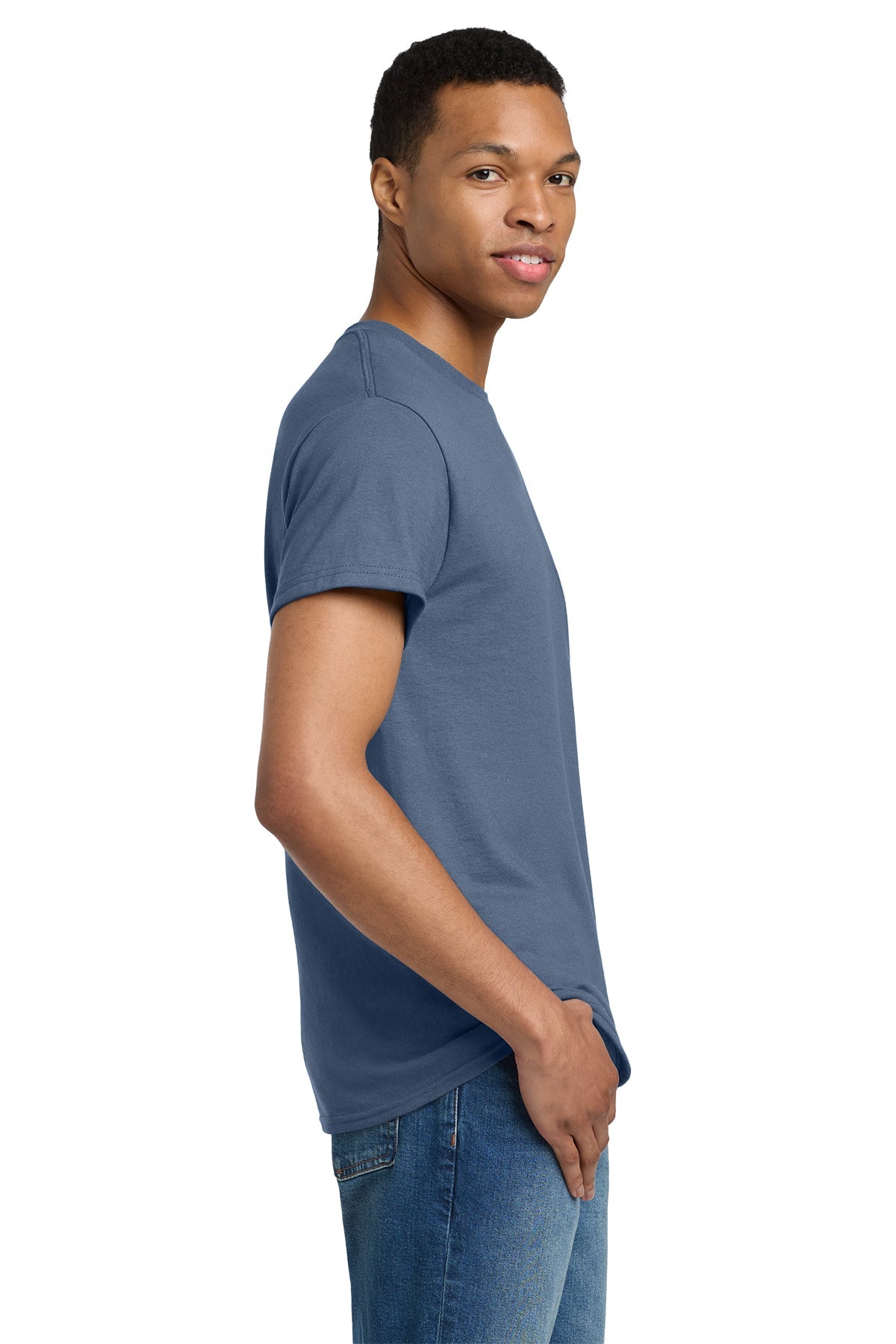 gildan ultra cotton t shirt 2000 indigo blue