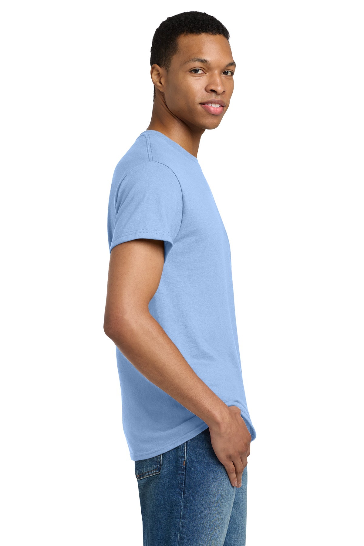 gildan ultra cotton t shirt 2000 light blue