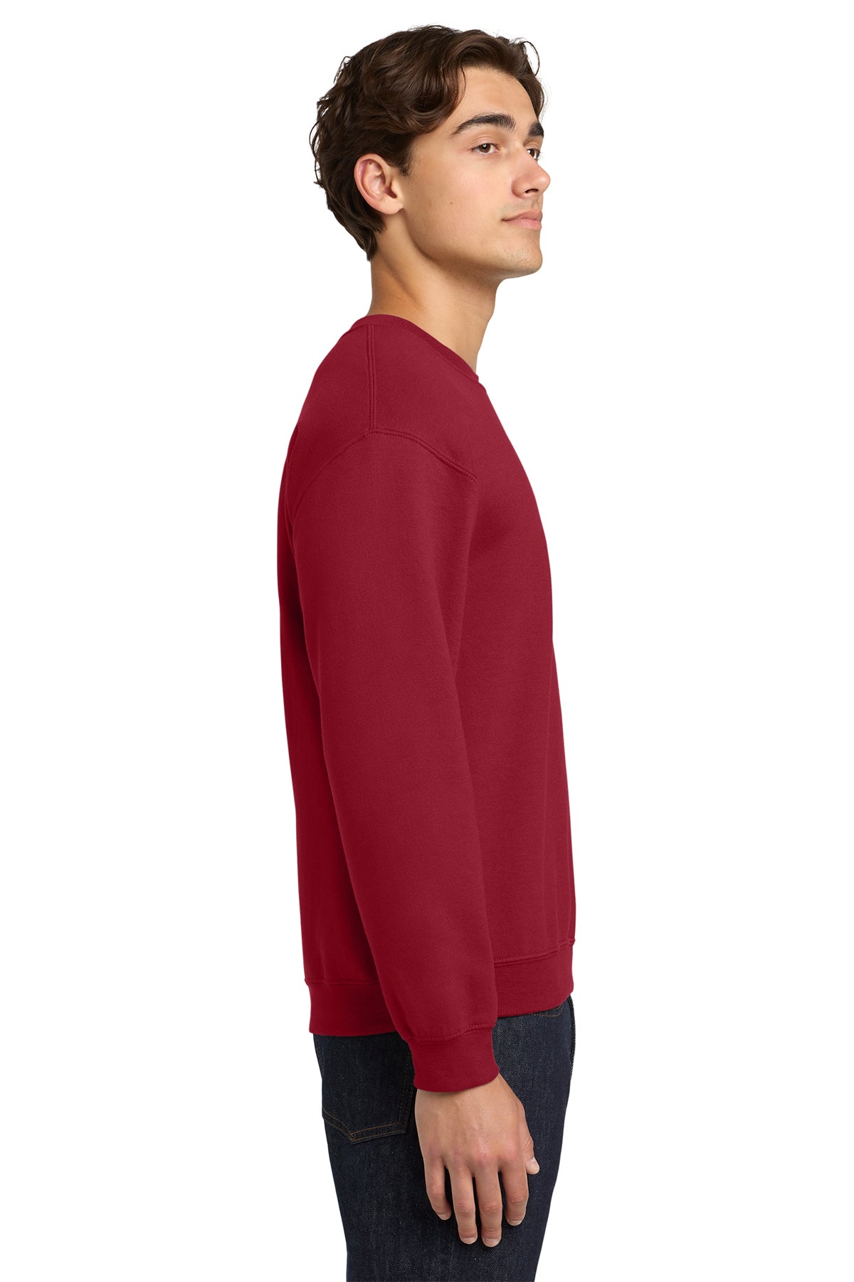 Gildan Heavy Blend Crewneck Sweatshirt Cherry Red