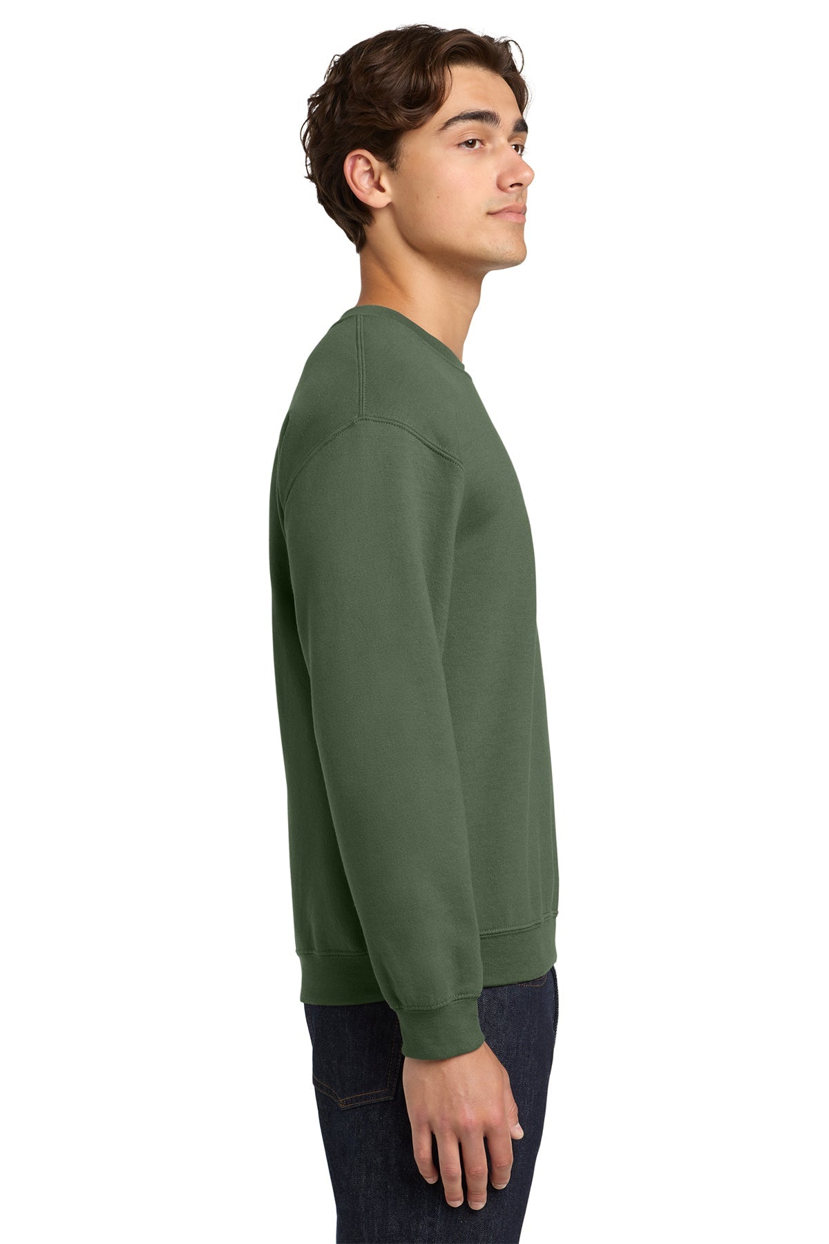 Gildan Heavy Blend Crewneck Sweatshirt Military Green