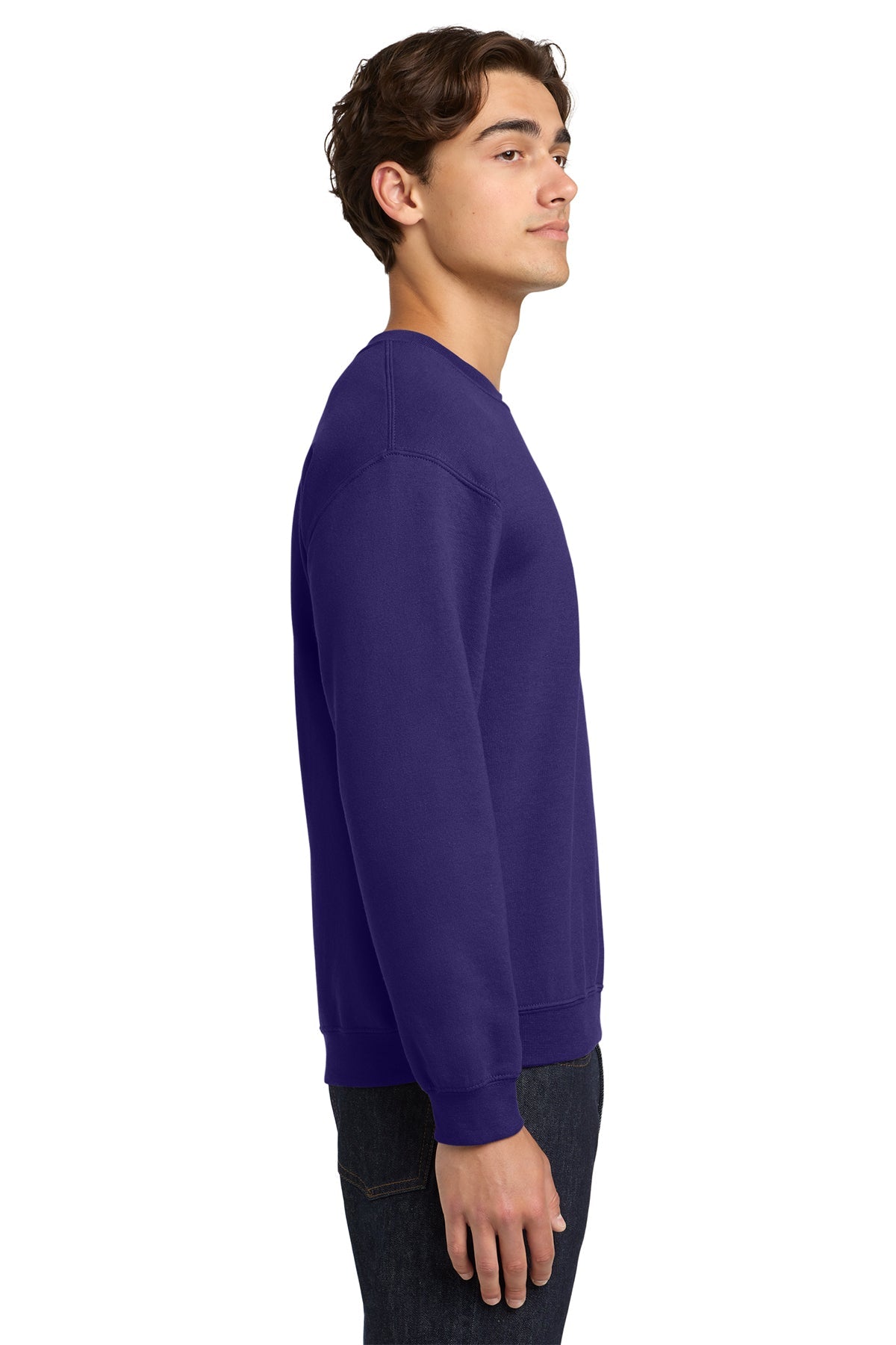 Gildan Heavy Blend Crewneck Sweatshirt Purple