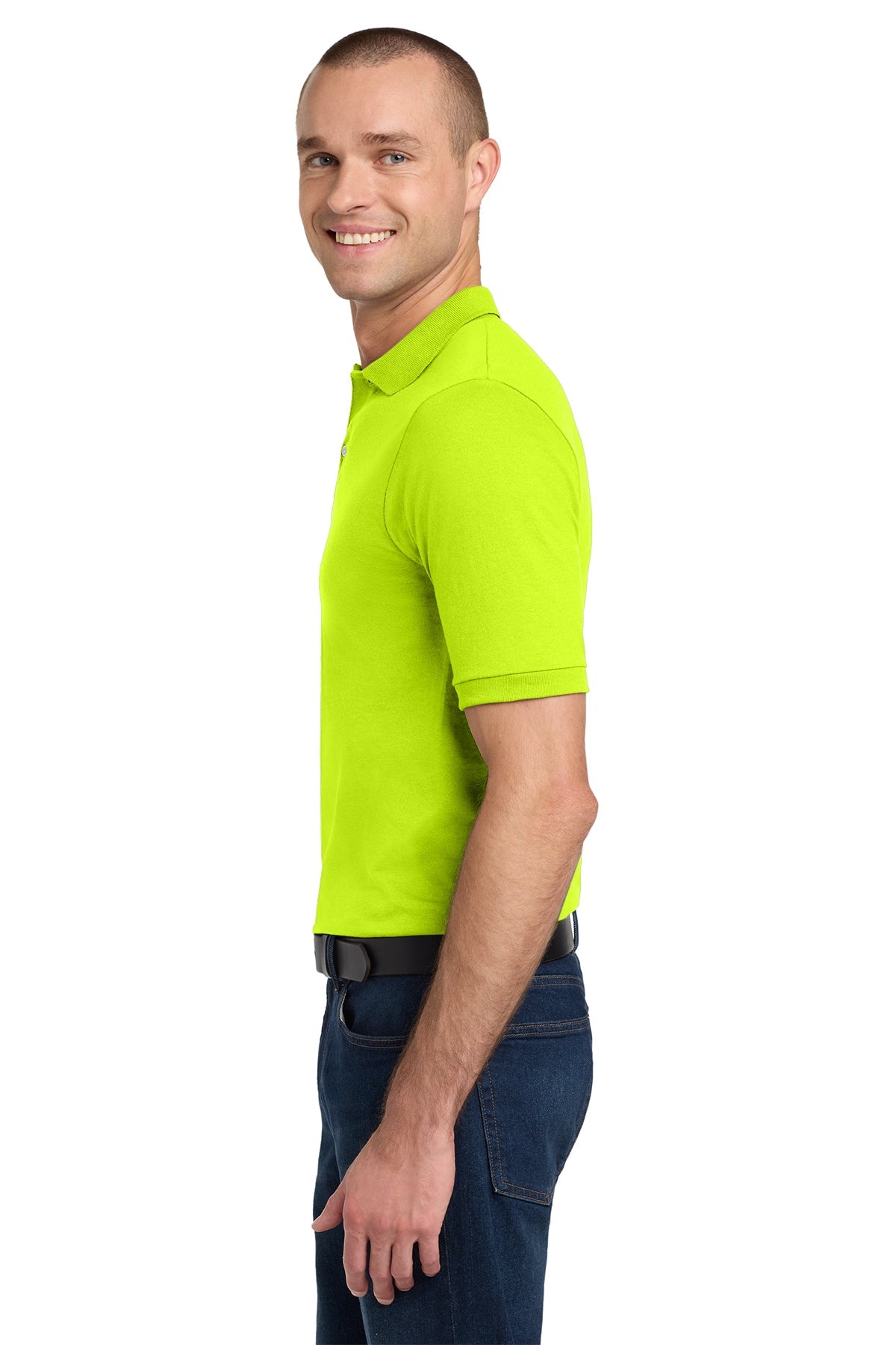 jerzees_437_safety green_company_logo_polos