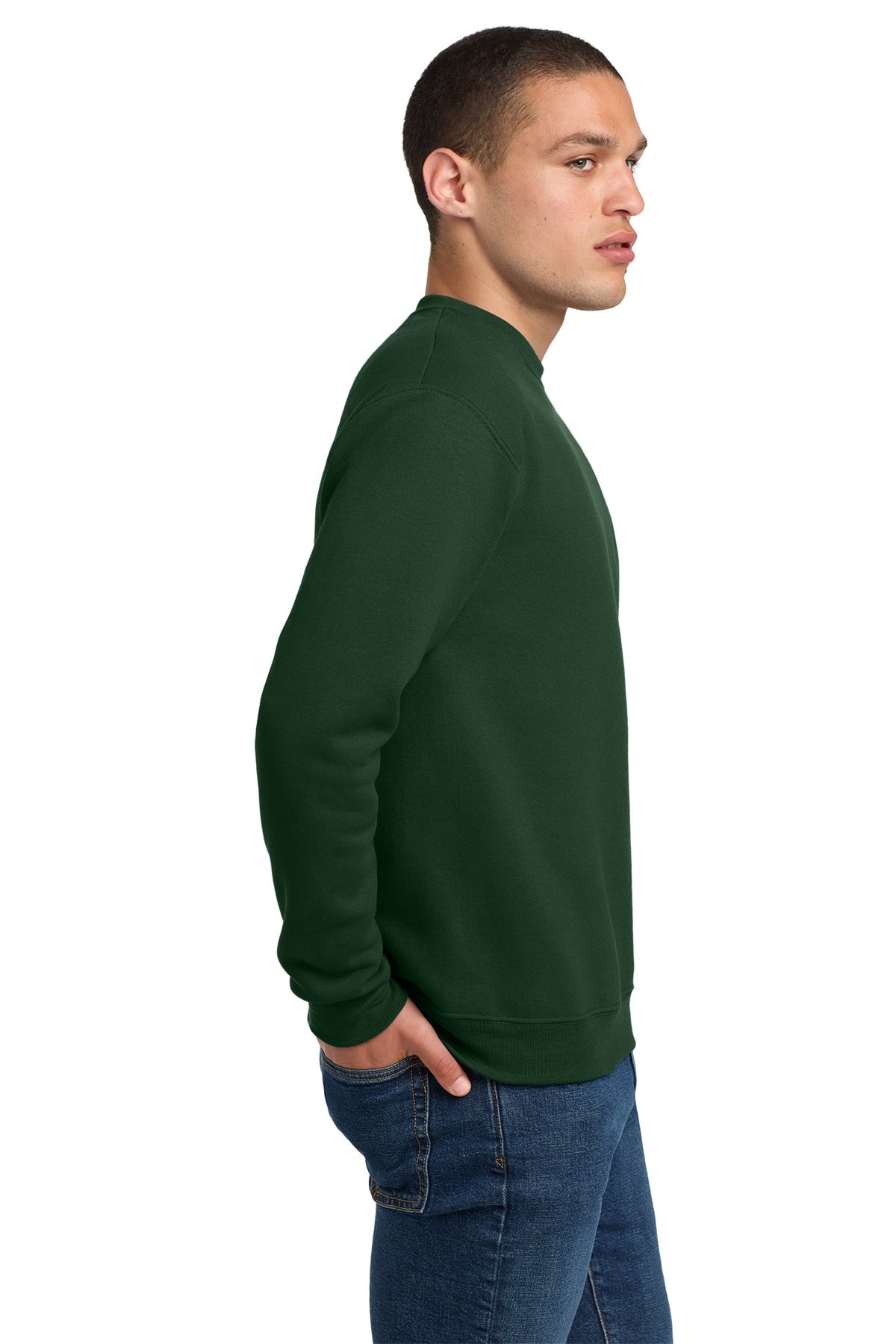 Jerzees Super Sweats NuBlend Crewneck Sweatshirt 4662M Forest Green