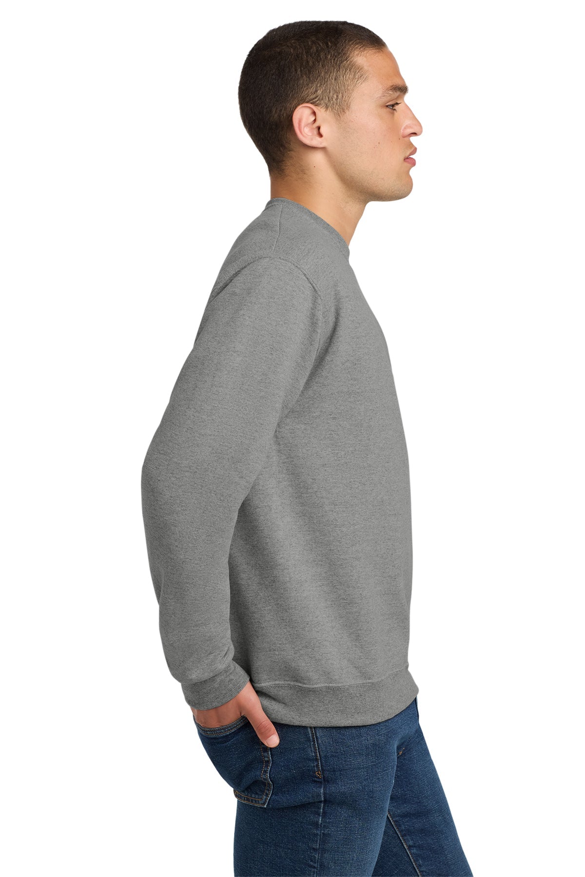 Jerzees Super Sweats NuBlend Crewneck Sweatshirt 4662M Oxford