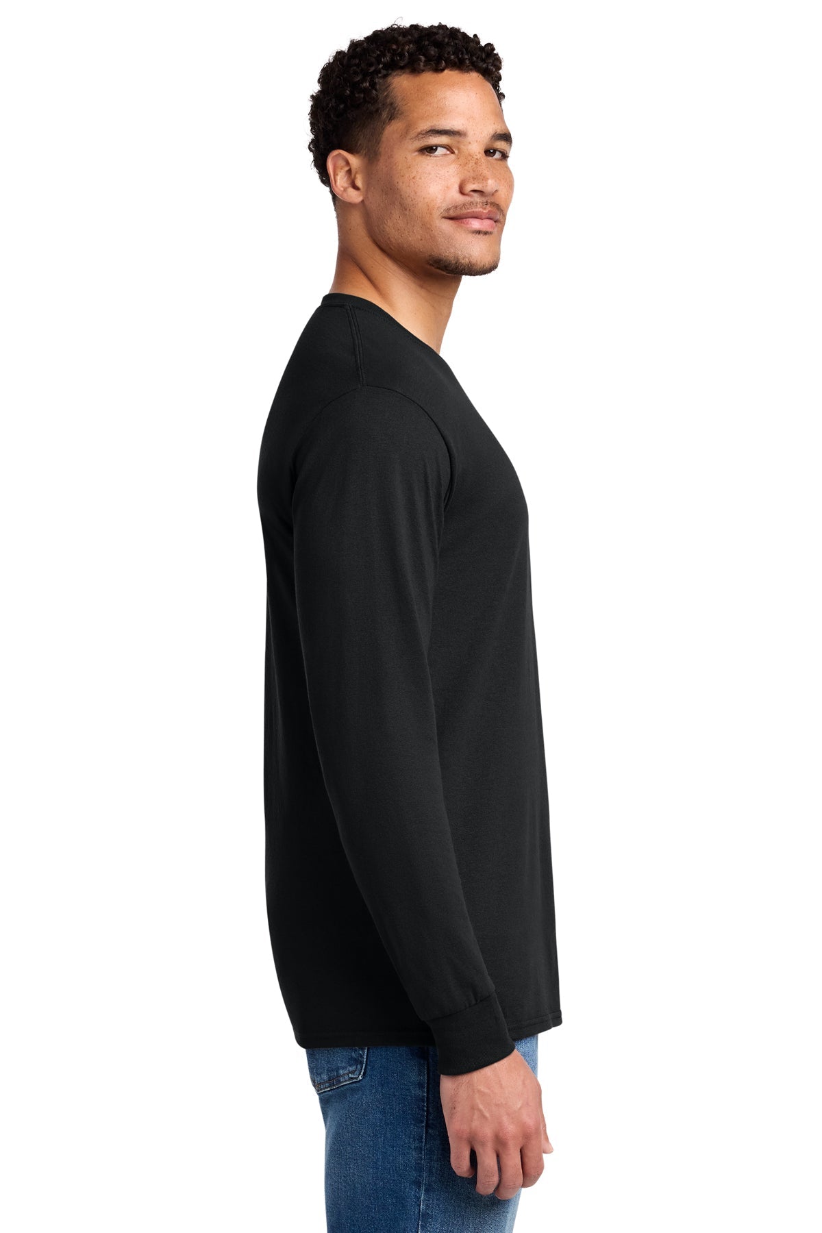 Jerzees Dri-Power 50/50 Cotton/Poly Long Sleeve T-Shirt 29LS Black
