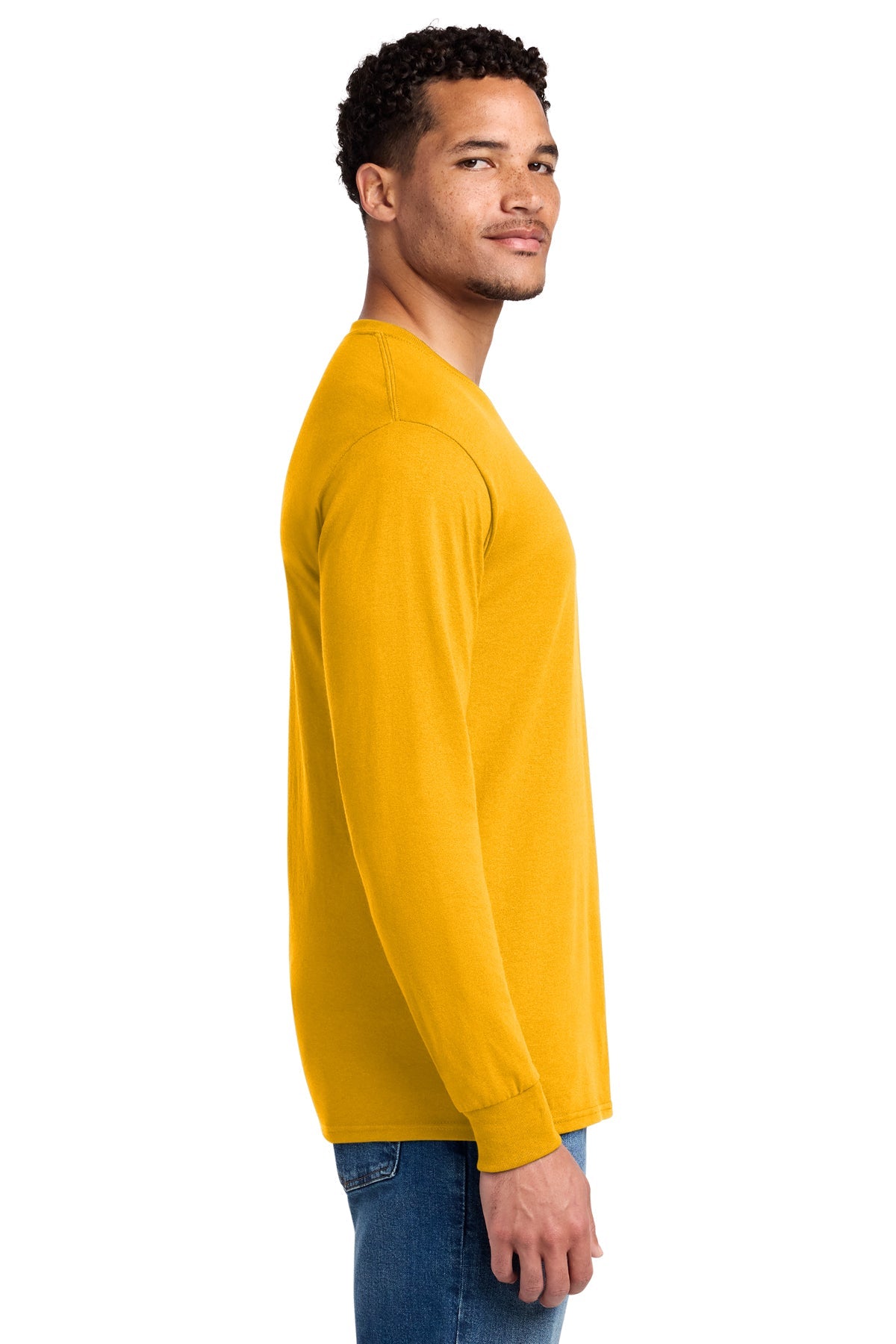Jerzees Dri-Power 50/50 Cotton/Poly Long Sleeve T-Shirt 29LS Gold