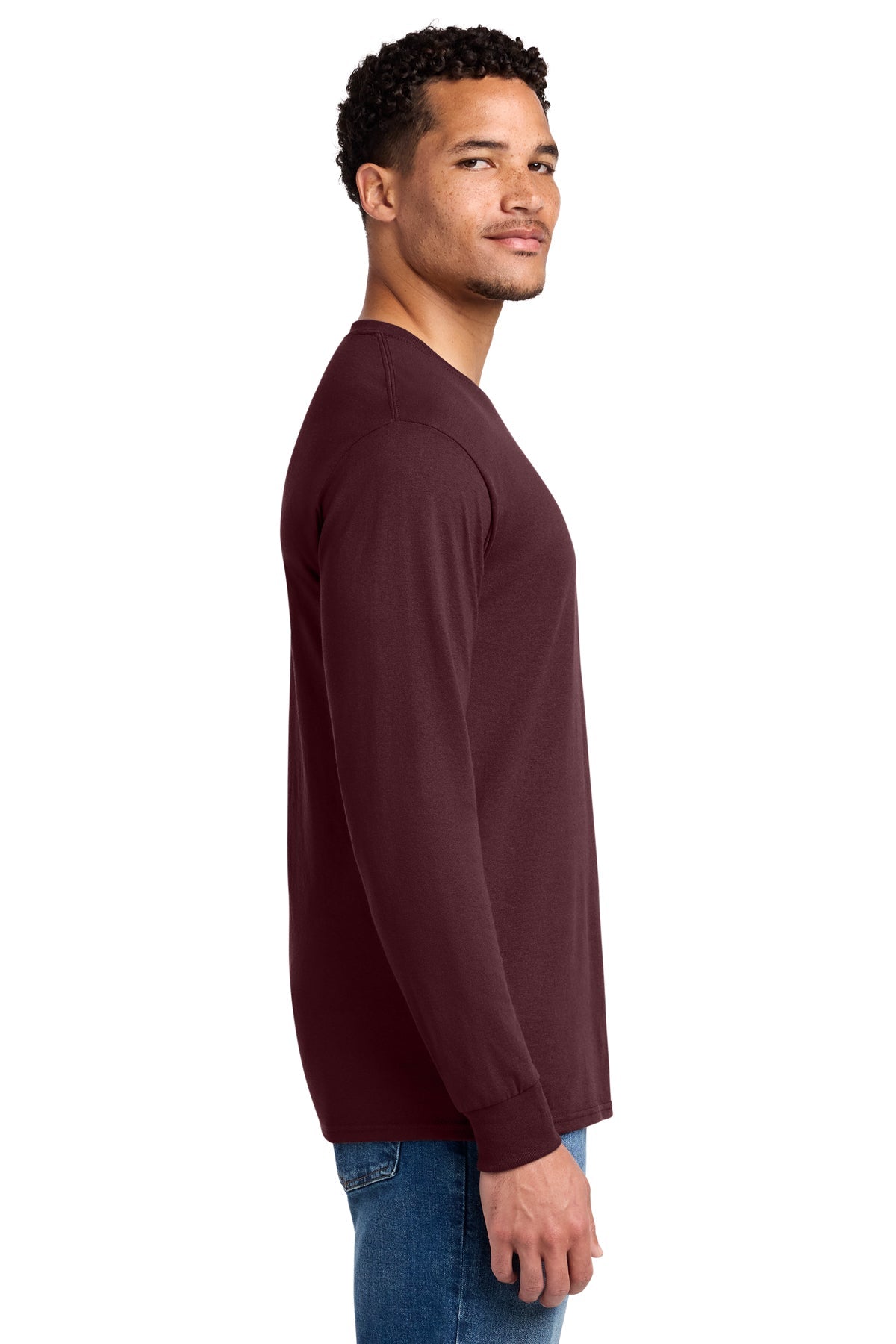 Jerzees Dri-Power 50/50 Cotton/Poly Long Sleeve T-Shirt 29LS Maroon