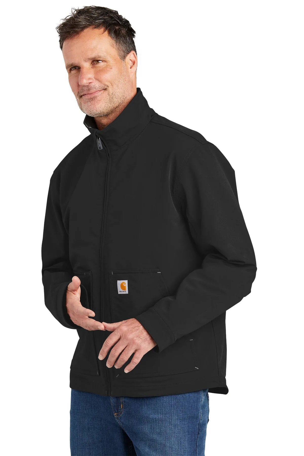 Carhartt Super Dux Branded Soft Shell Jackets, Black [Fire Solutions]