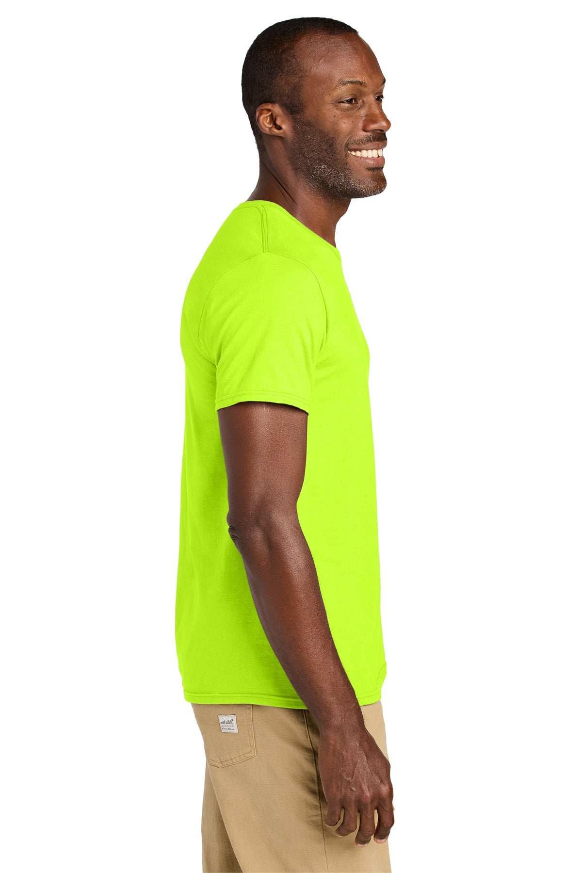Jerzees Classics Unisex Cotton Custom T-Shirts, Safety Green [Vision Electric and Systems]