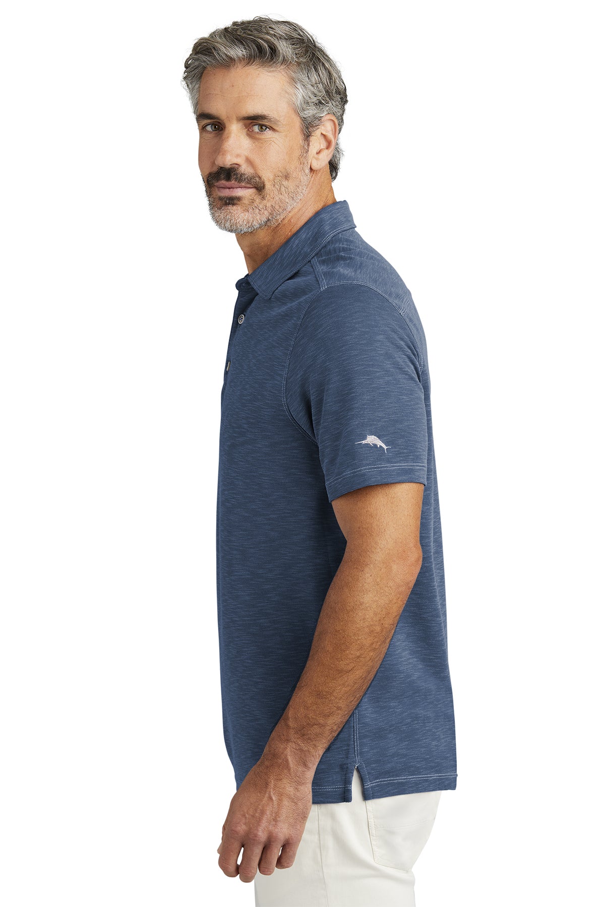 Custom Tommy Bahama Palmetto Paradise Polo ST224065TB Denim