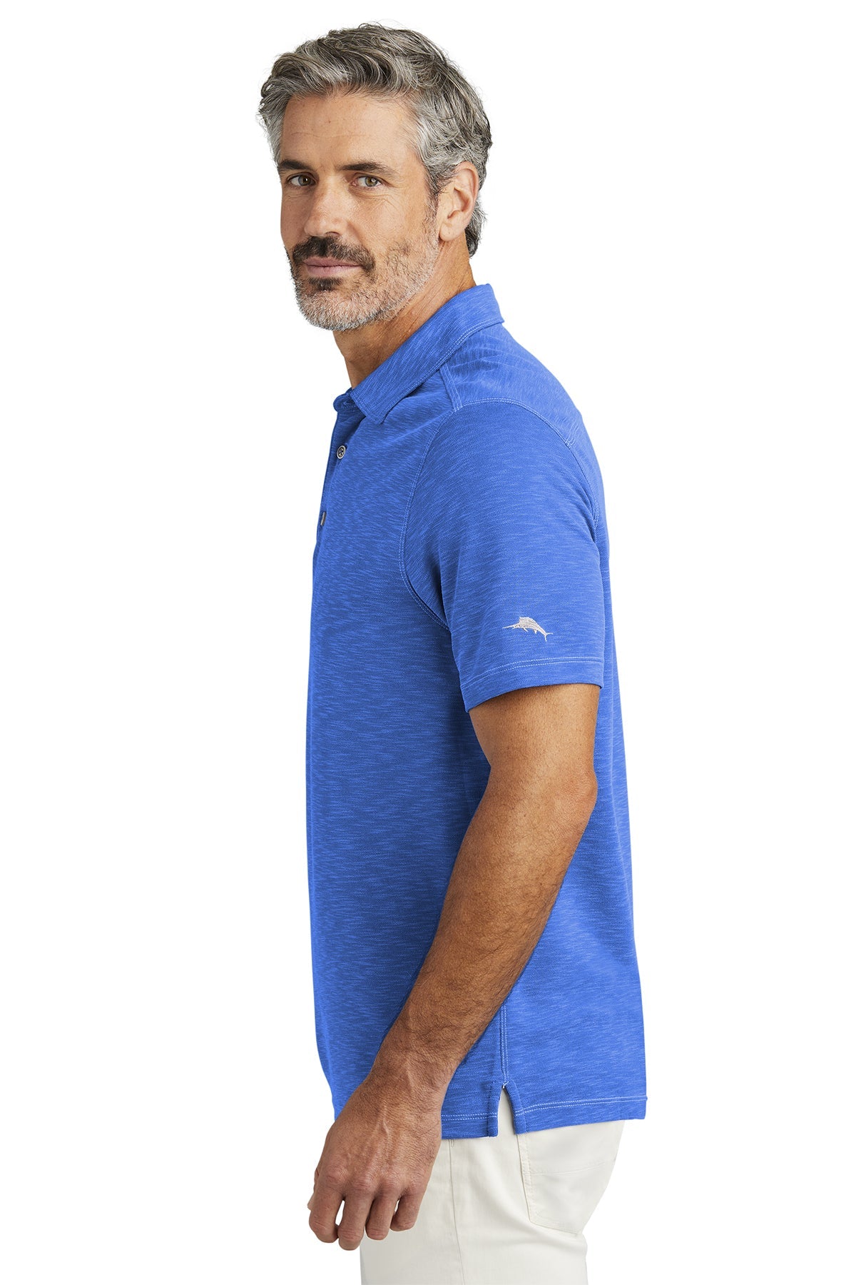 Custom Tommy Bahama Palmetto Paradise Polo ST224065TB Team Blue