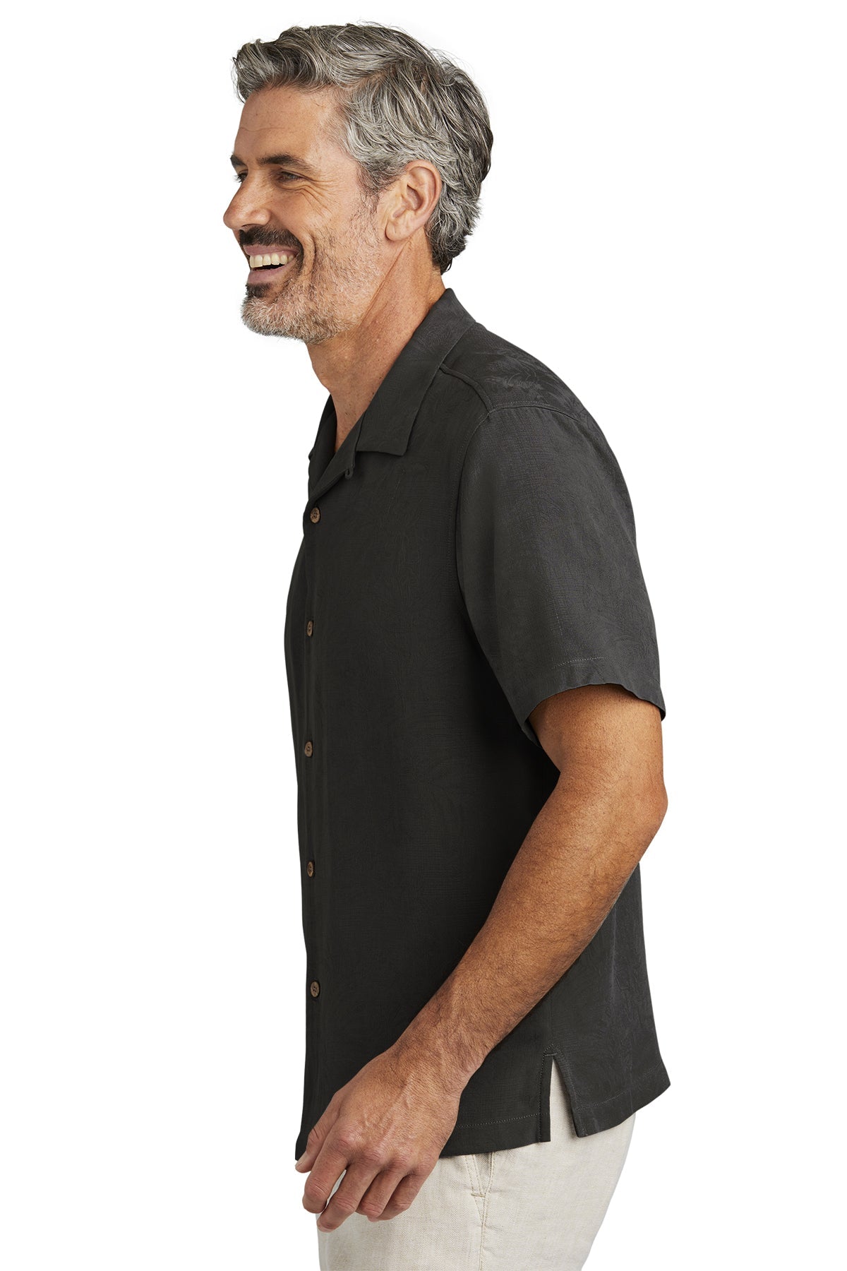 Custom Tommy Bahama Tropic Isles Shirt ST325384TB Black