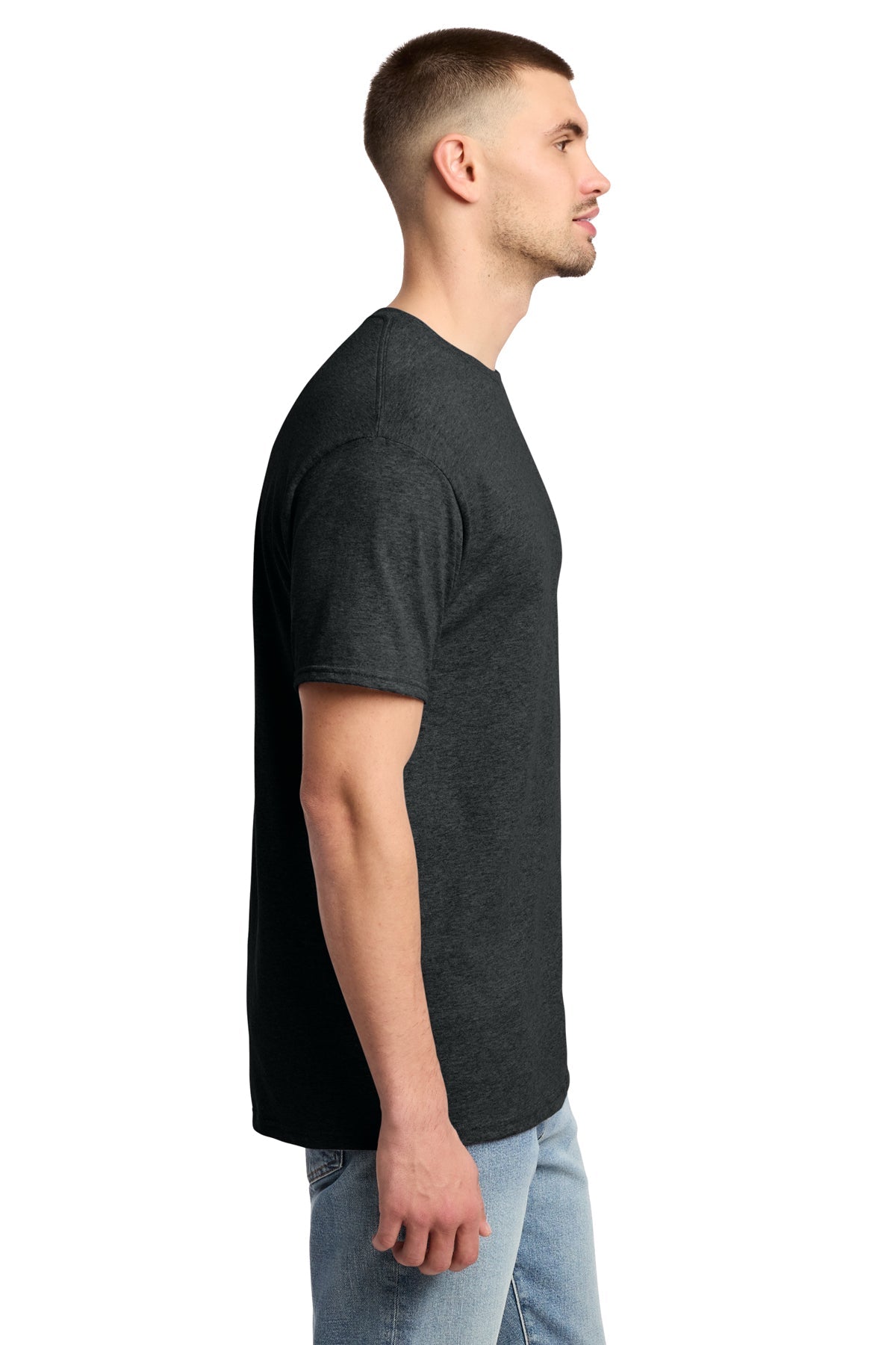 Jerzees Dri-Power Active 50/50 Cotton/Poly T-Shirt 29M Black Heather