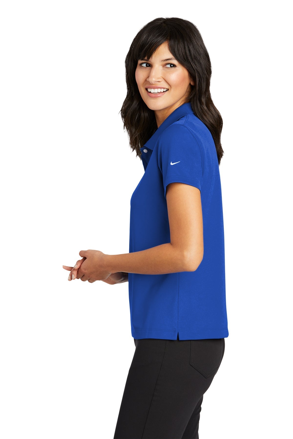 Nike Ladies Tech Basic Dri-FIT Custom Polos, Varsity Royal [Fire Solutions]