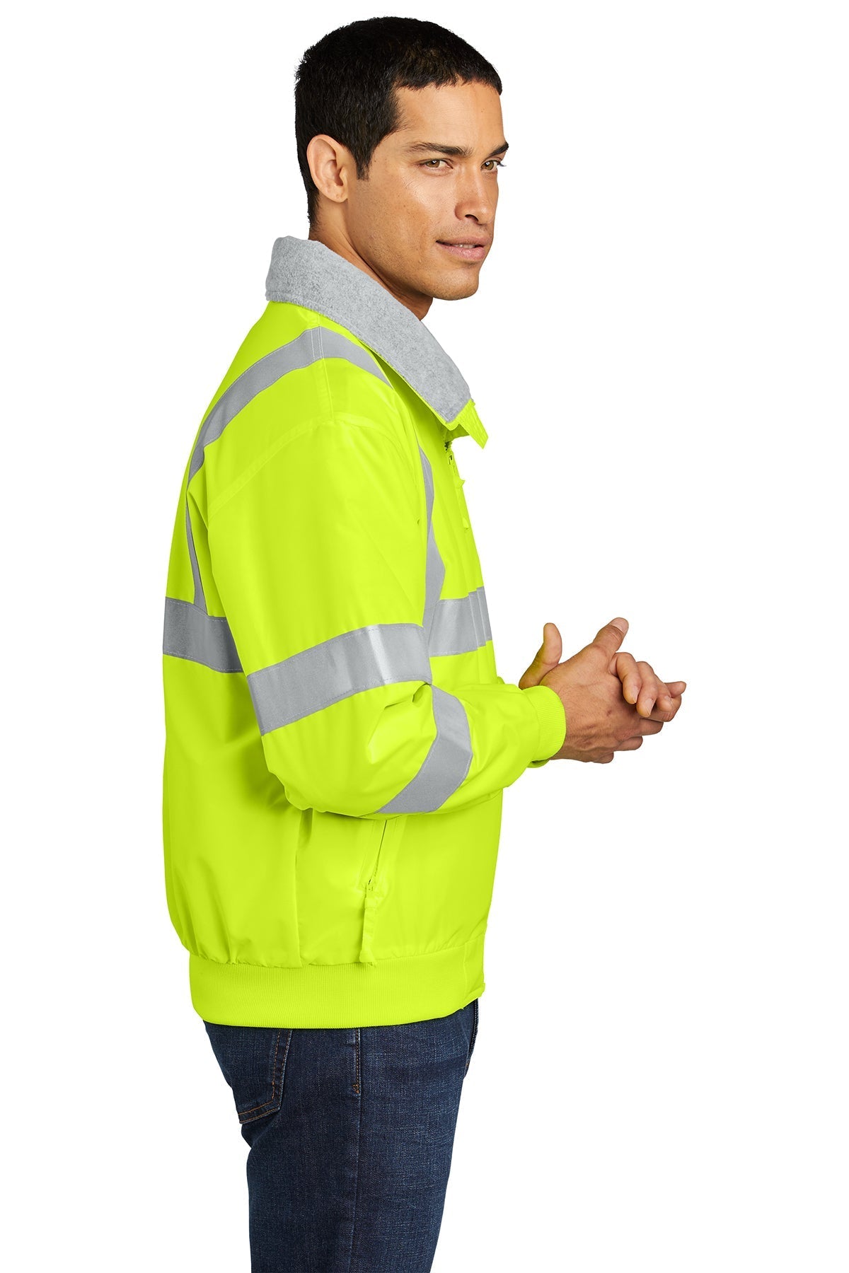 Port Authority Enhanced Visibility Branded Challenger Branded Jackets with Reflective Taping, Safety Yellow/ Reflective [Glazing Solutions]