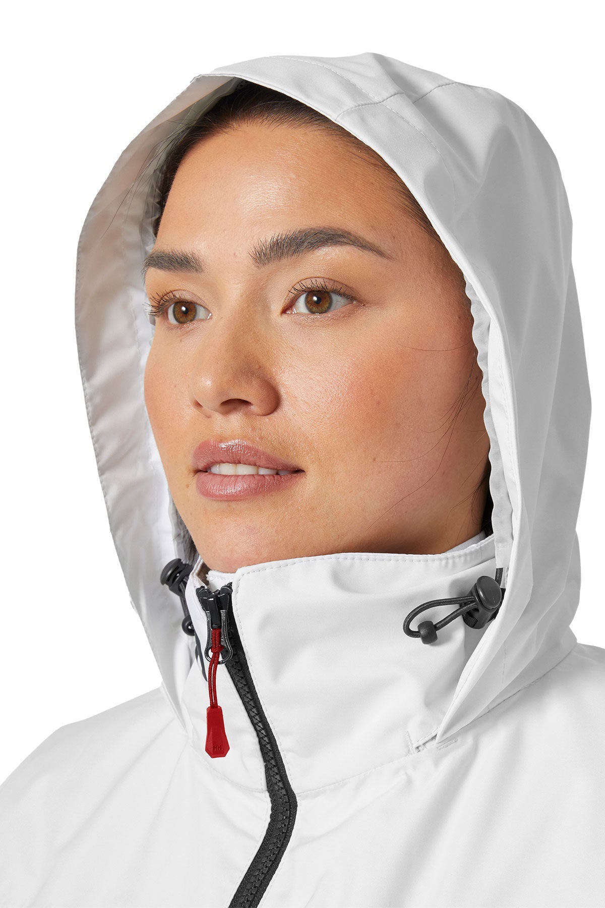 Helly Hansen Womens Crew Hooded Midlayer Custom Jackets 2.0, White [White Diamond Realty]