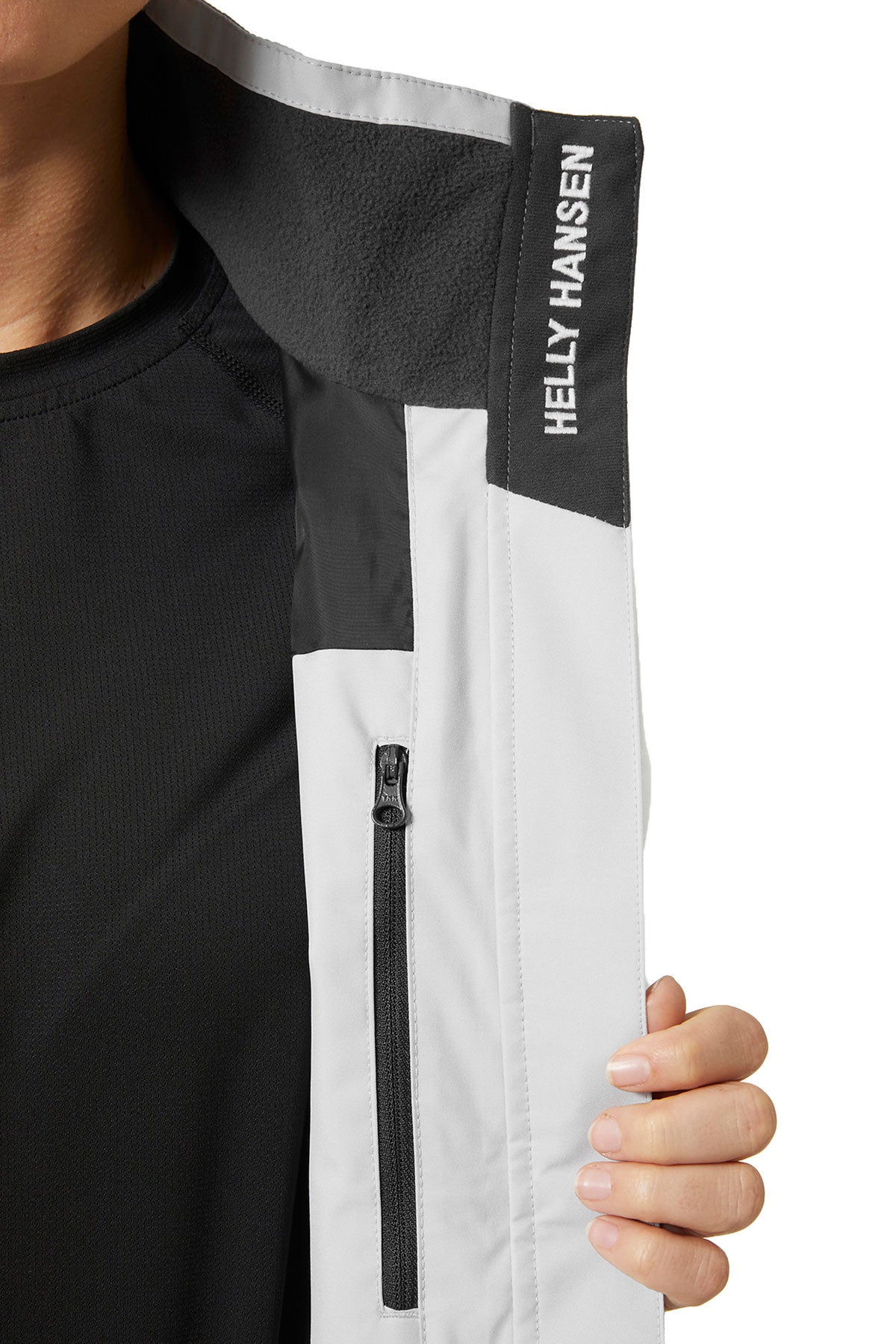 Helly Hansen Womens Crew Custom Jackets 2.0, Grey Fog