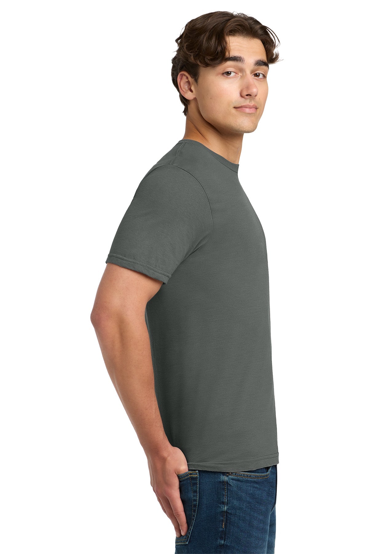 gildan softstyle t shirt 64000 charcoal