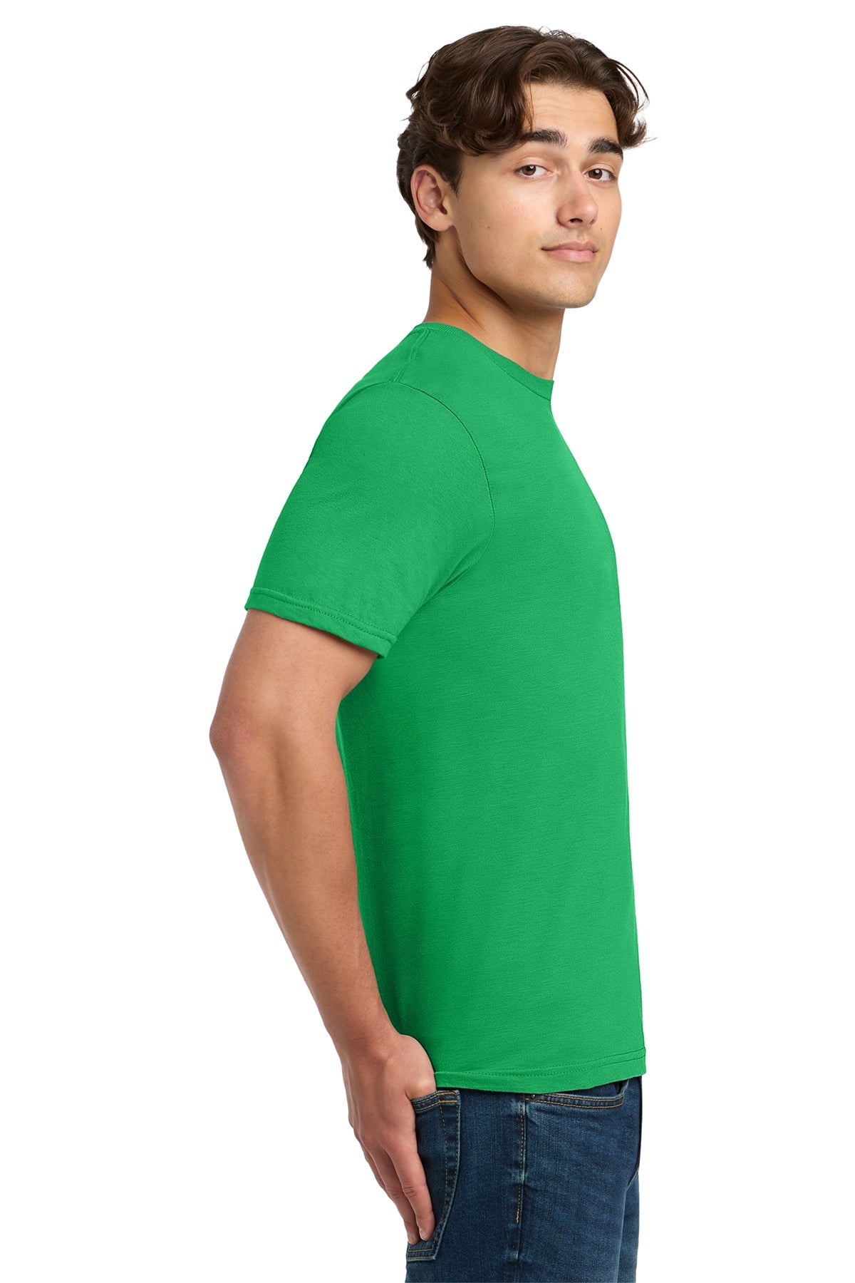 gildan softstyle t shirt 64000 irish green