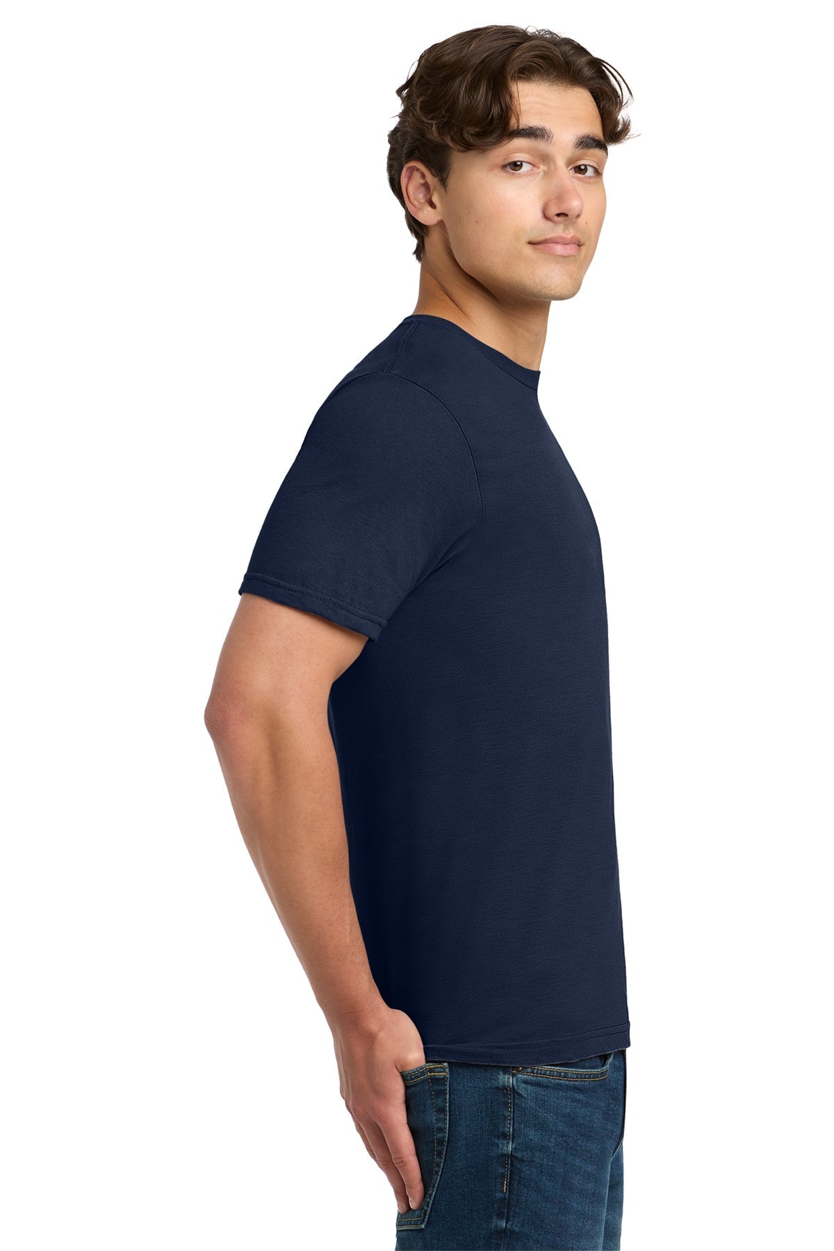 Gildan Softstyle T Shirt Navy [Claritas Rx]
