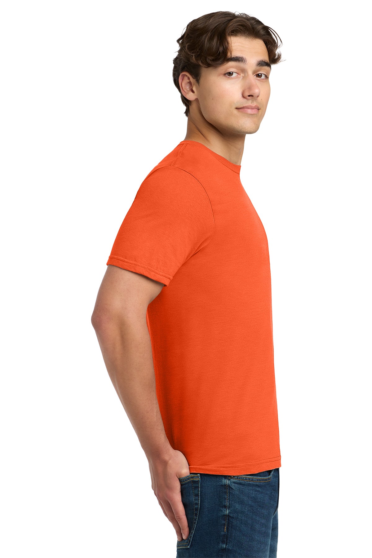 Gildan Softstyle T Shirt Orange [Adam Equipment]