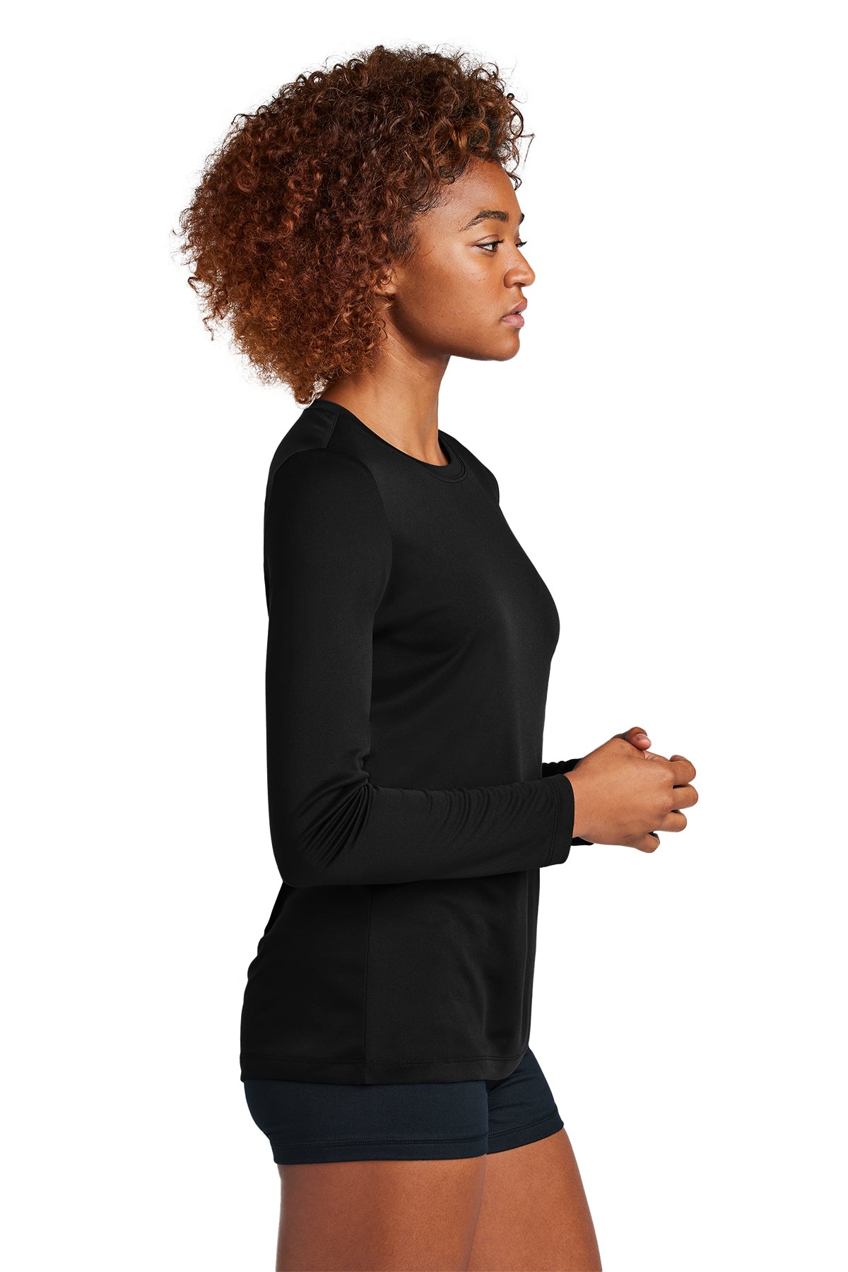 Sport-Tek Women's Posi-UV Pro Custom Long Sleeve Tee's, Black