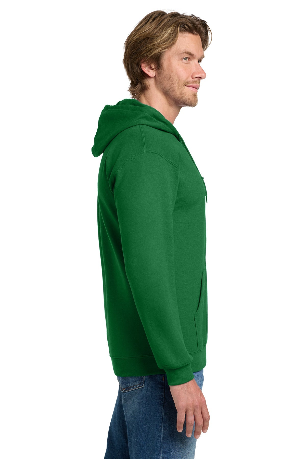 Gildan Heavy Blend Full Zip Hooded Sweatshirt Irish Green
