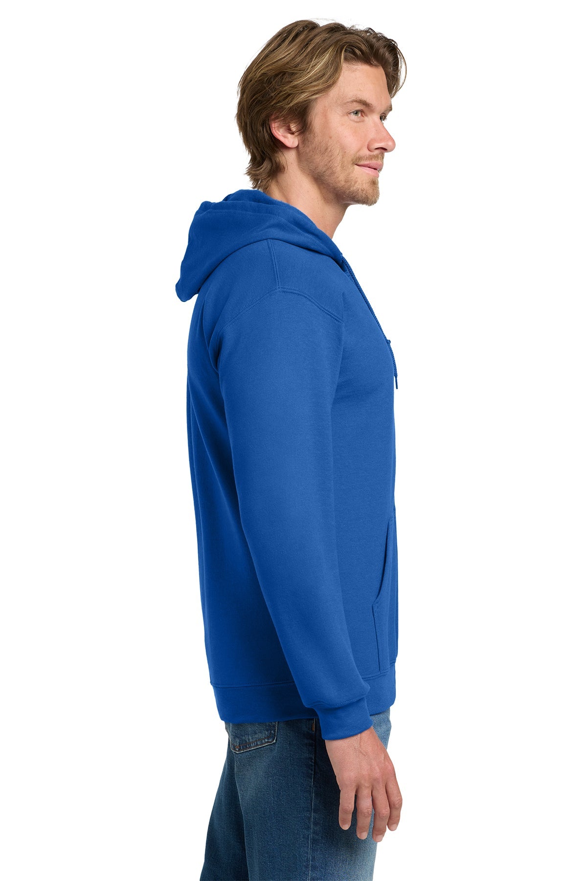 Gildan Heavy Blend Full Zip Hooded Sweatshirt Royal