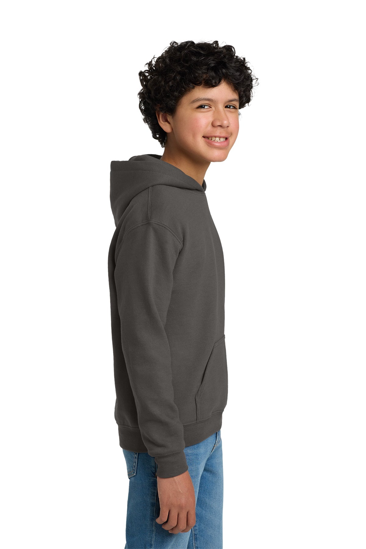 Gildan Youth Heavy Blend Hooded Custom Sweatshirts, Charcoal