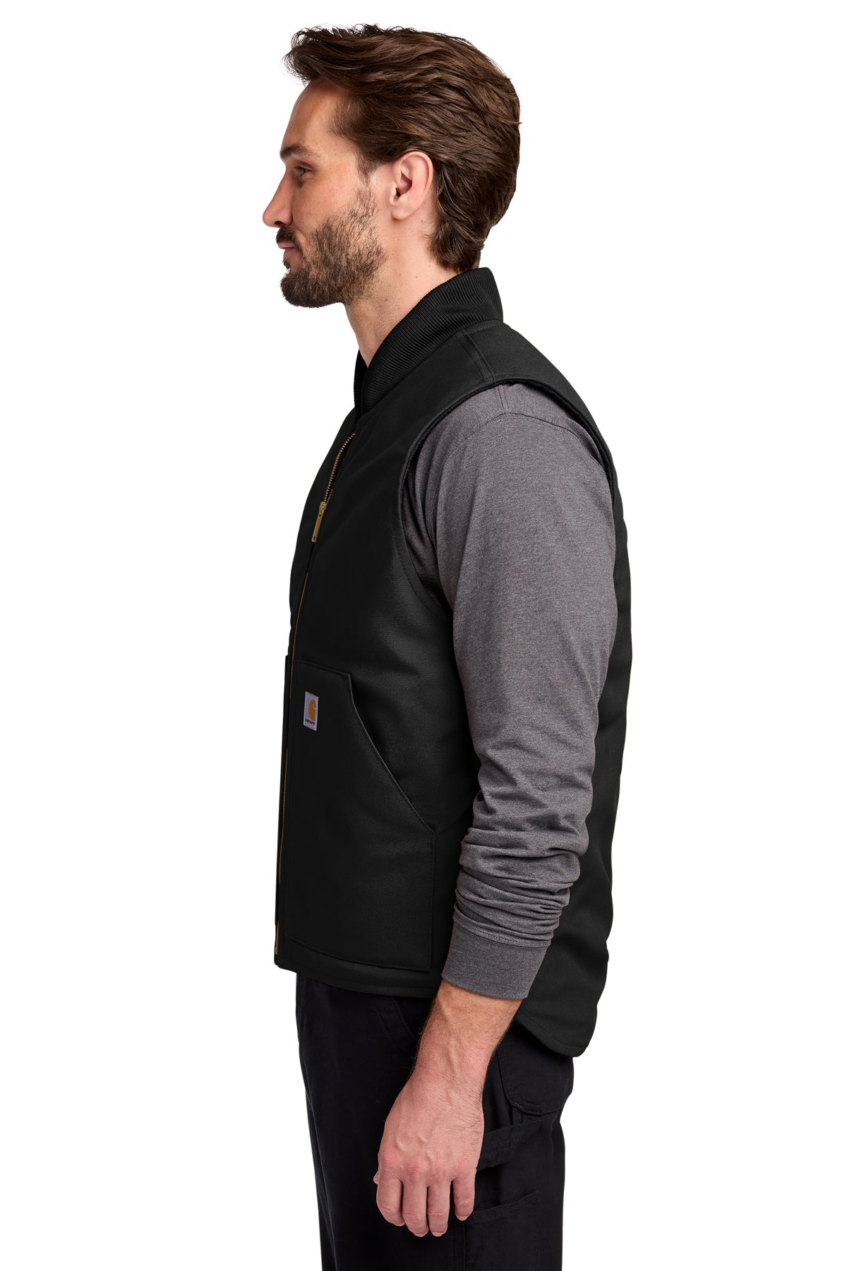 Carhartt Duck Custom Vests, Black