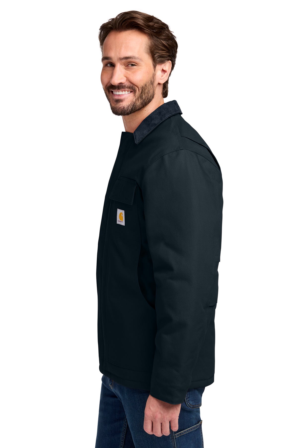 Carhartt Duck Traditional Custom Coats, Dark Navy