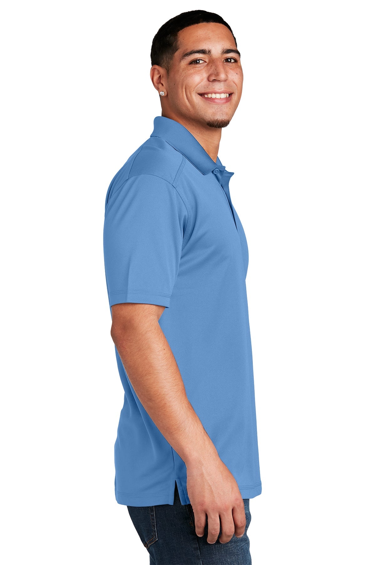 Sport-Tek PosiCharge Custom Micro-Mesh Polos, Carolina Blue [TW Constructors]