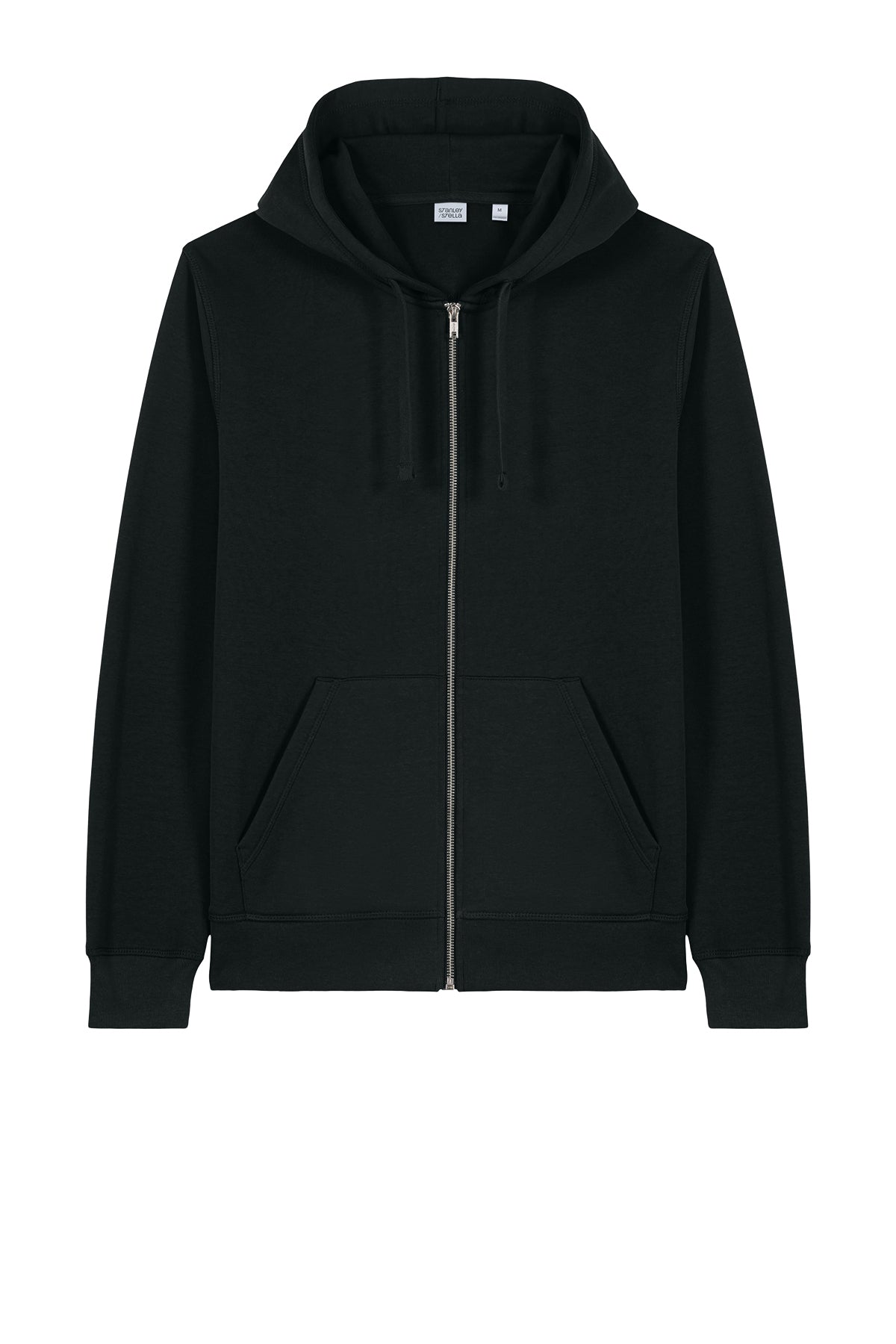 Stanley Stella Unisex Mixer Full-Zip Custom Hooded Sweatshirts, Black [Owl AI]